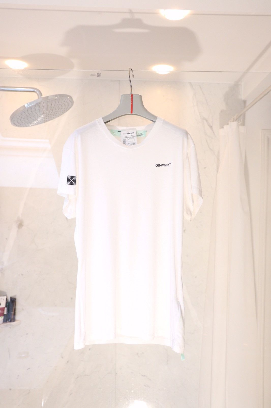Off-White Off White Women Logo Patch Tee Size L / US 10 / IT 46 - 1 Thumbnail