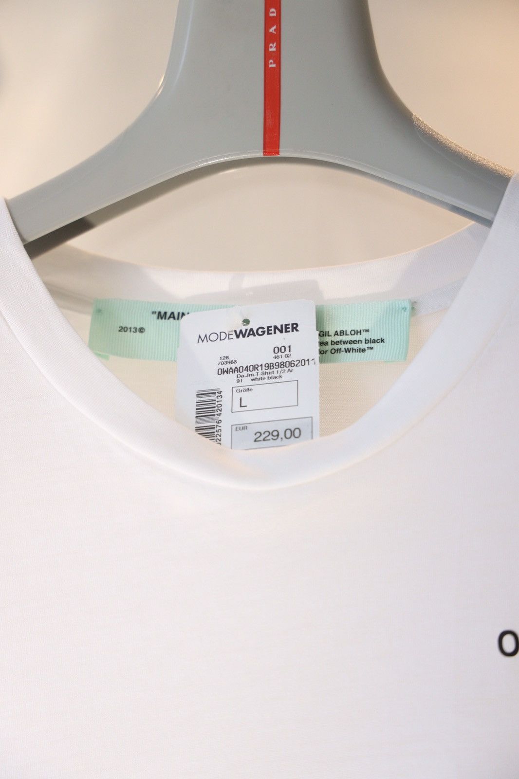 Off-White Off White Women Logo Patch Tee Size L / US 10 / IT 46 - 6 Thumbnail