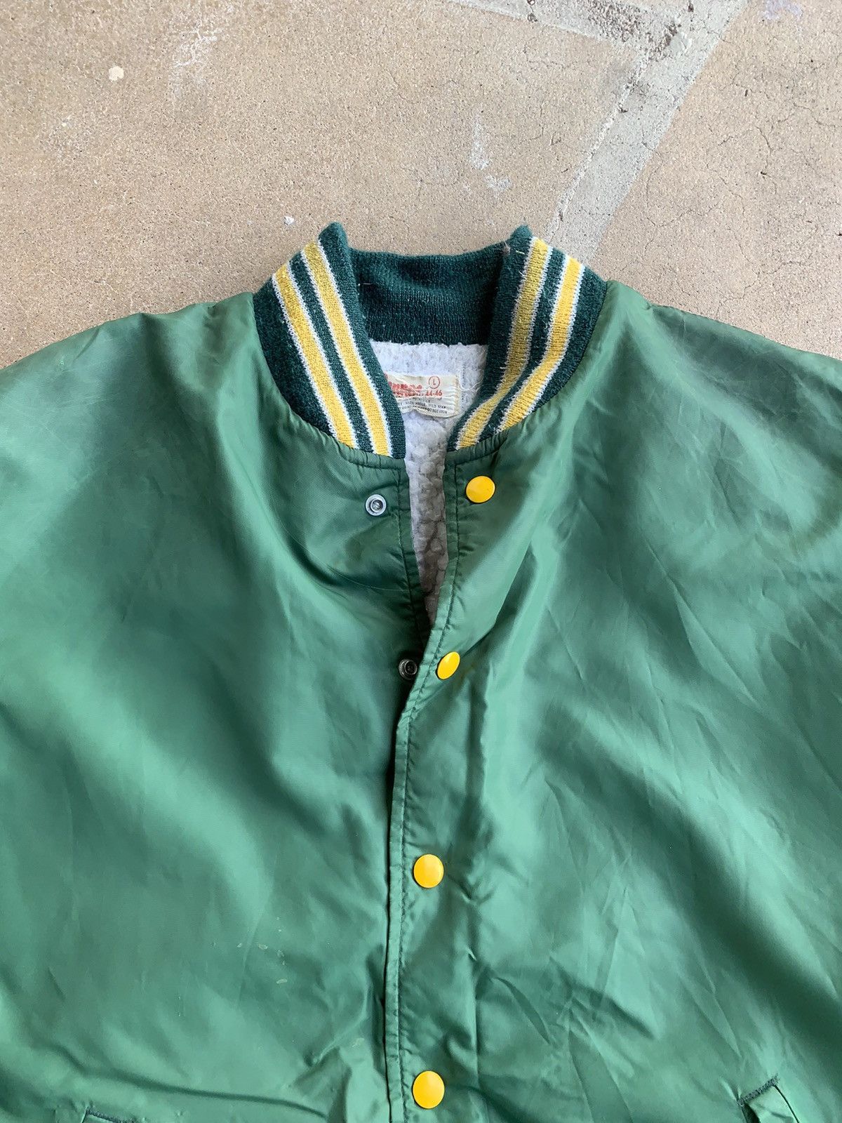 Vintage 1960s Green Varsity Styled Light Jacket Size US L / EU 52-54 / 3 - 2 Preview