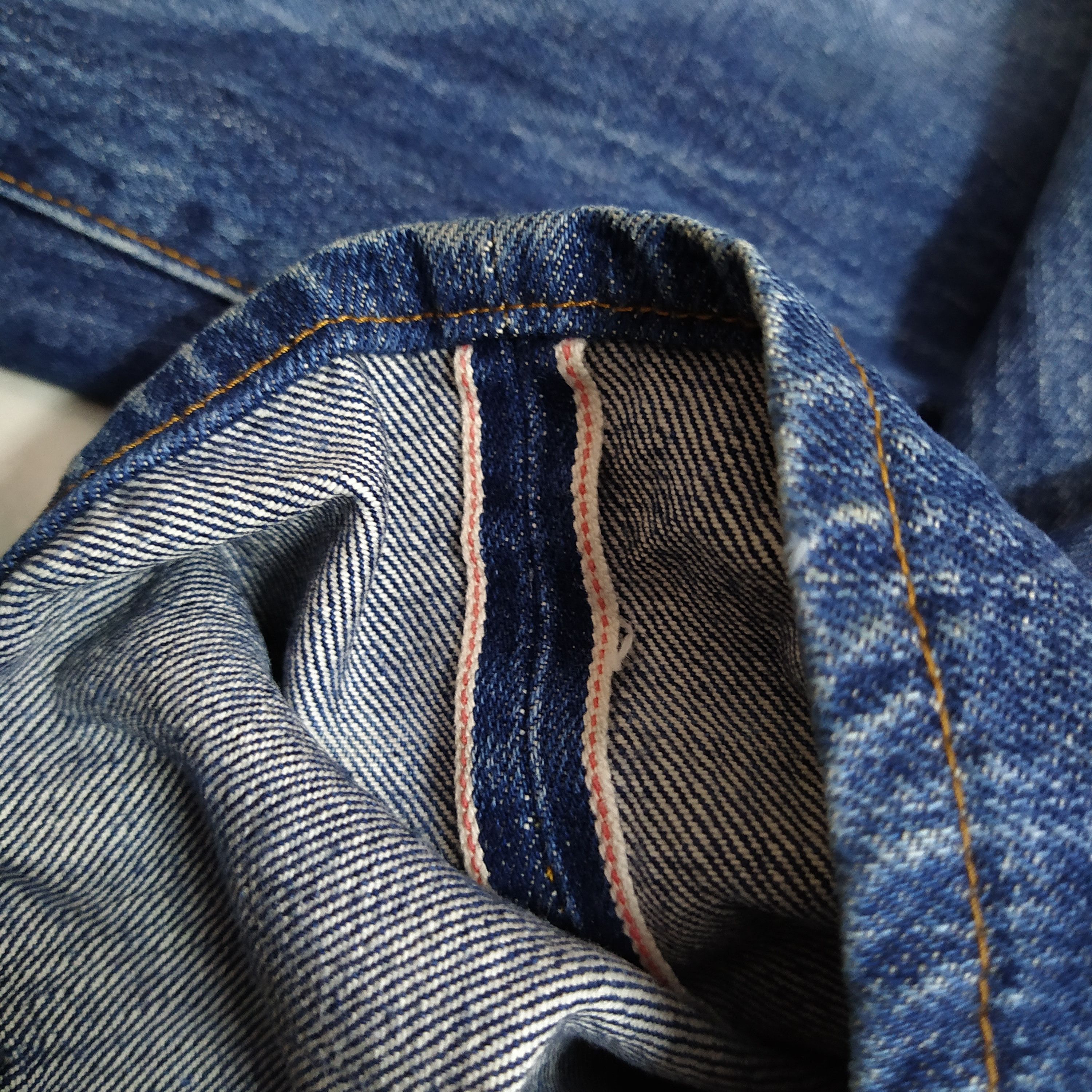 Levi's × Vintage 90s LEVIS 501XX REDLINE DENIM SELVEDGE KURT (D199) Size US 34 / EU 50 - 12 Thumbnail