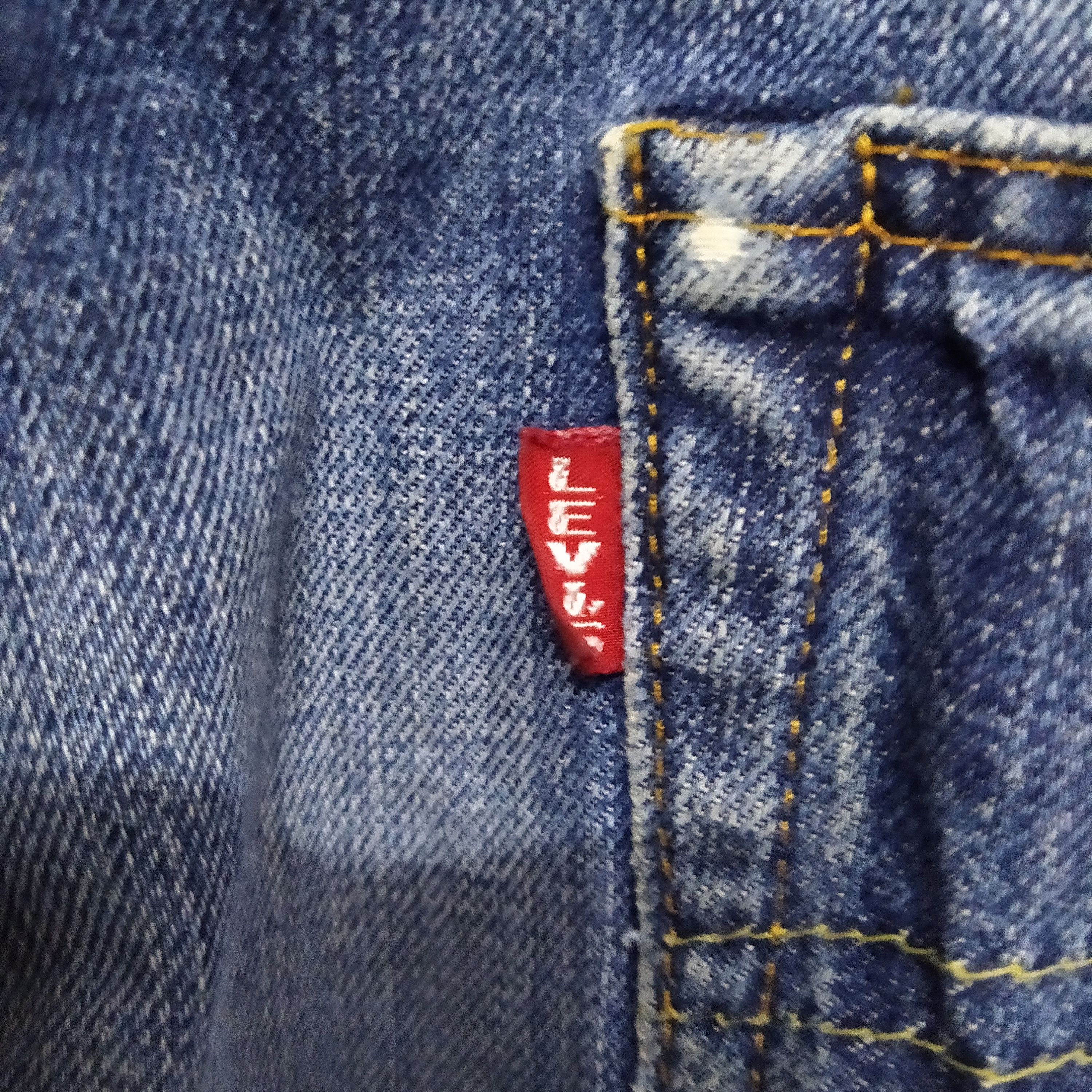 Levi's × Vintage 90s LEVIS 501XX REDLINE DENIM SELVEDGE KURT (D199) Size US 34 / EU 50 - 4 Thumbnail