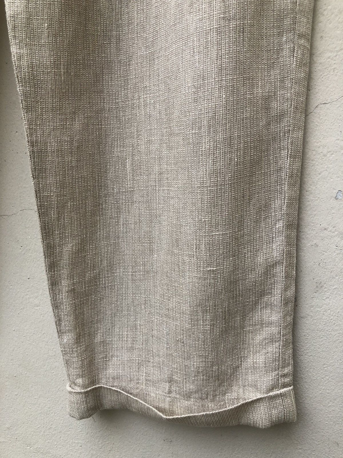 Byblos Vintage Byblos Baggy Linen Trouser Pant Size US 35 - 9 Thumbnail