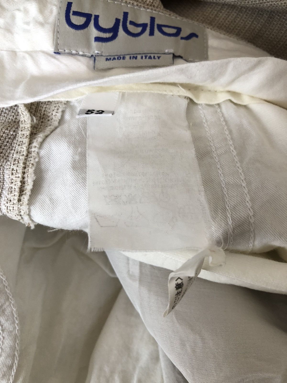 Byblos Vintage Byblos Baggy Linen Trouser Pant Size US 35 - 21 Thumbnail