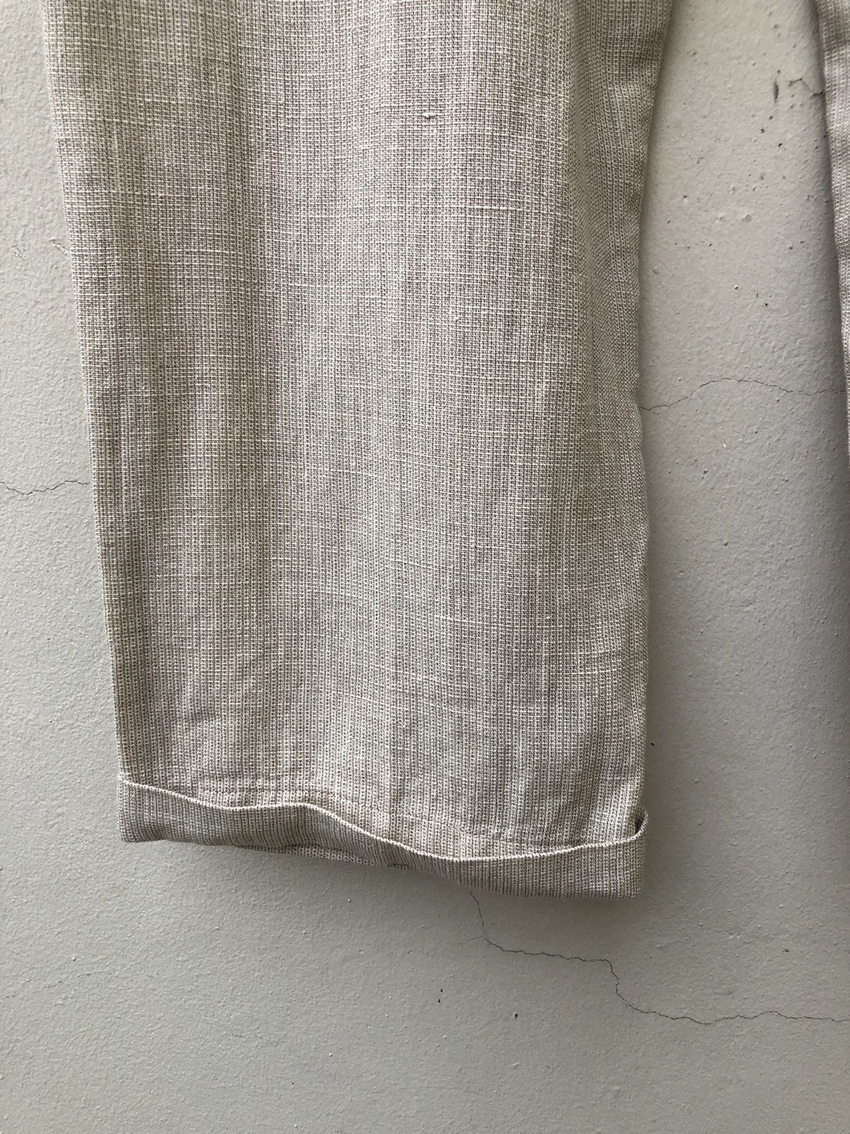 Byblos Vintage Byblos Baggy Linen Trouser Pant Size US 35 - 15 Thumbnail