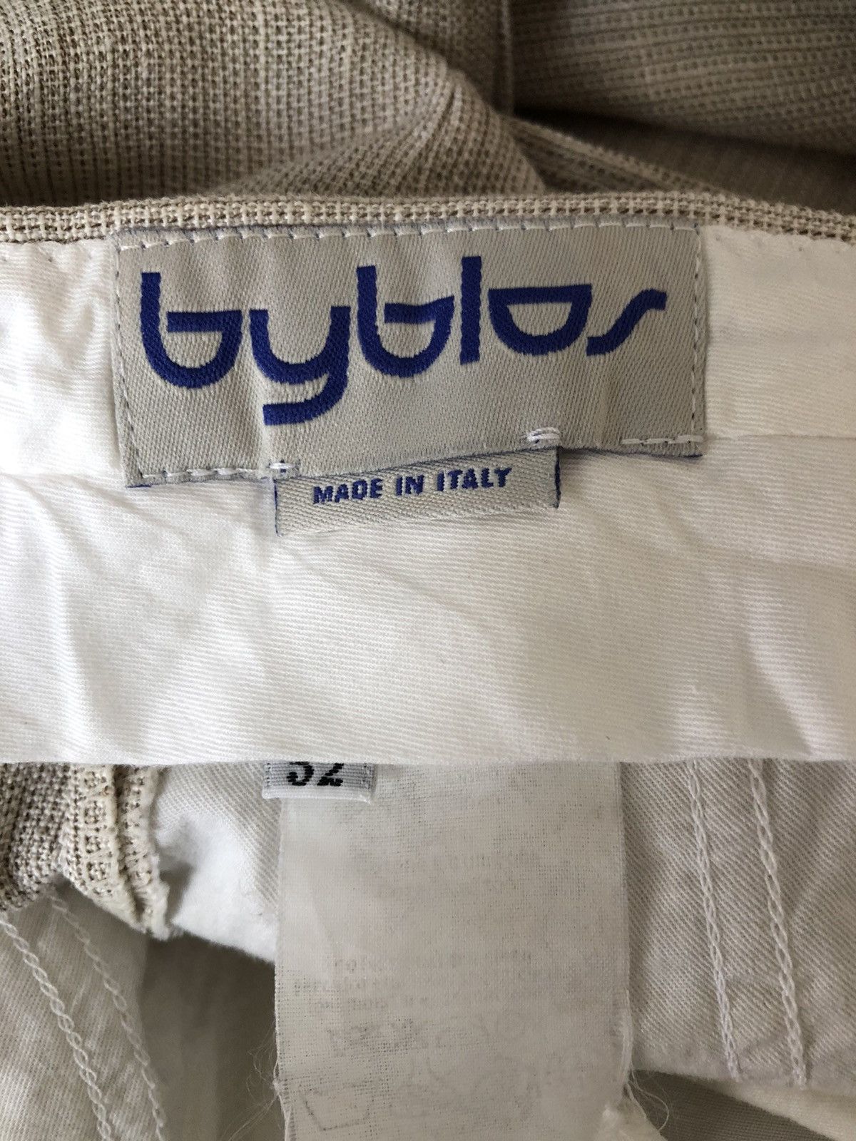 Byblos Vintage Byblos Baggy Linen Trouser Pant Size US 35 - 20 Thumbnail