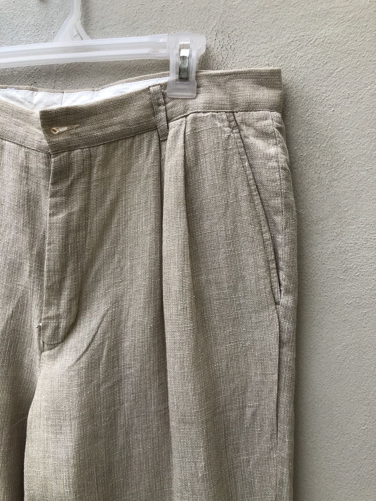 Byblos Vintage Byblos Baggy Linen Trouser Pant Size US 35 - 7 Thumbnail