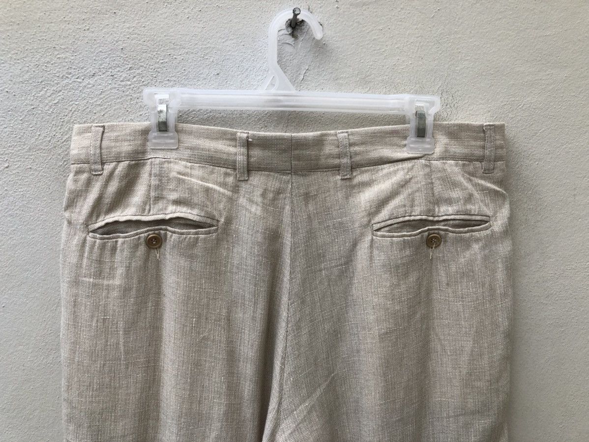 Byblos Vintage Byblos Baggy Linen Trouser Pant Size US 35 - 11 Thumbnail