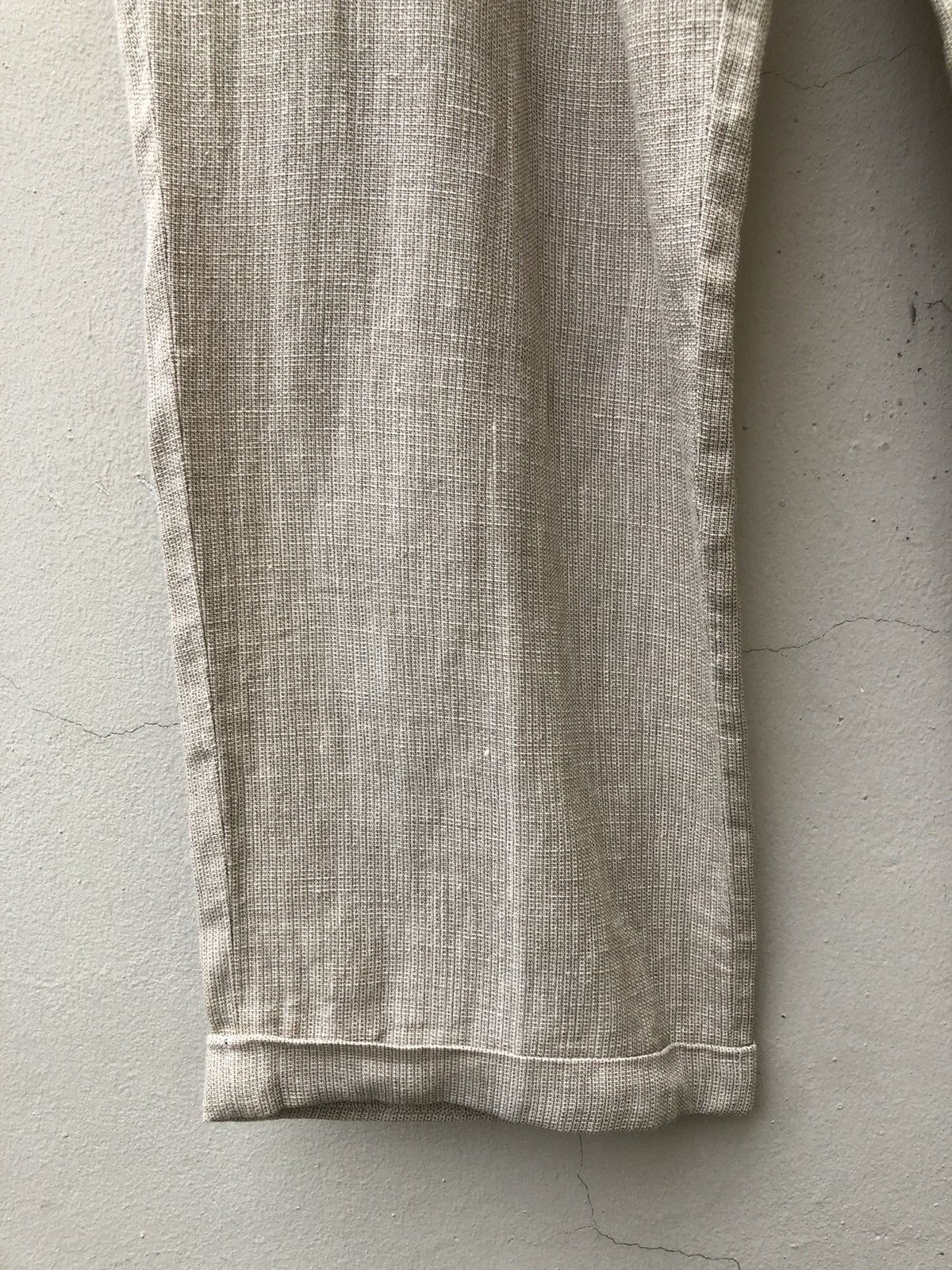 Byblos Vintage Byblos Baggy Linen Trouser Pant Size US 35 - 6 Thumbnail