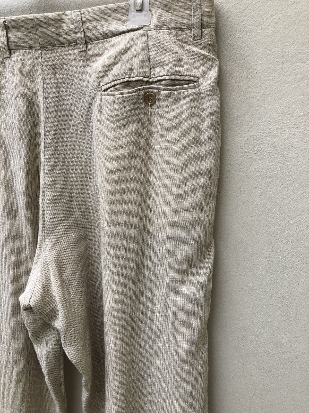 Byblos Vintage Byblos Baggy Linen Trouser Pant Size US 35 - 16 Thumbnail