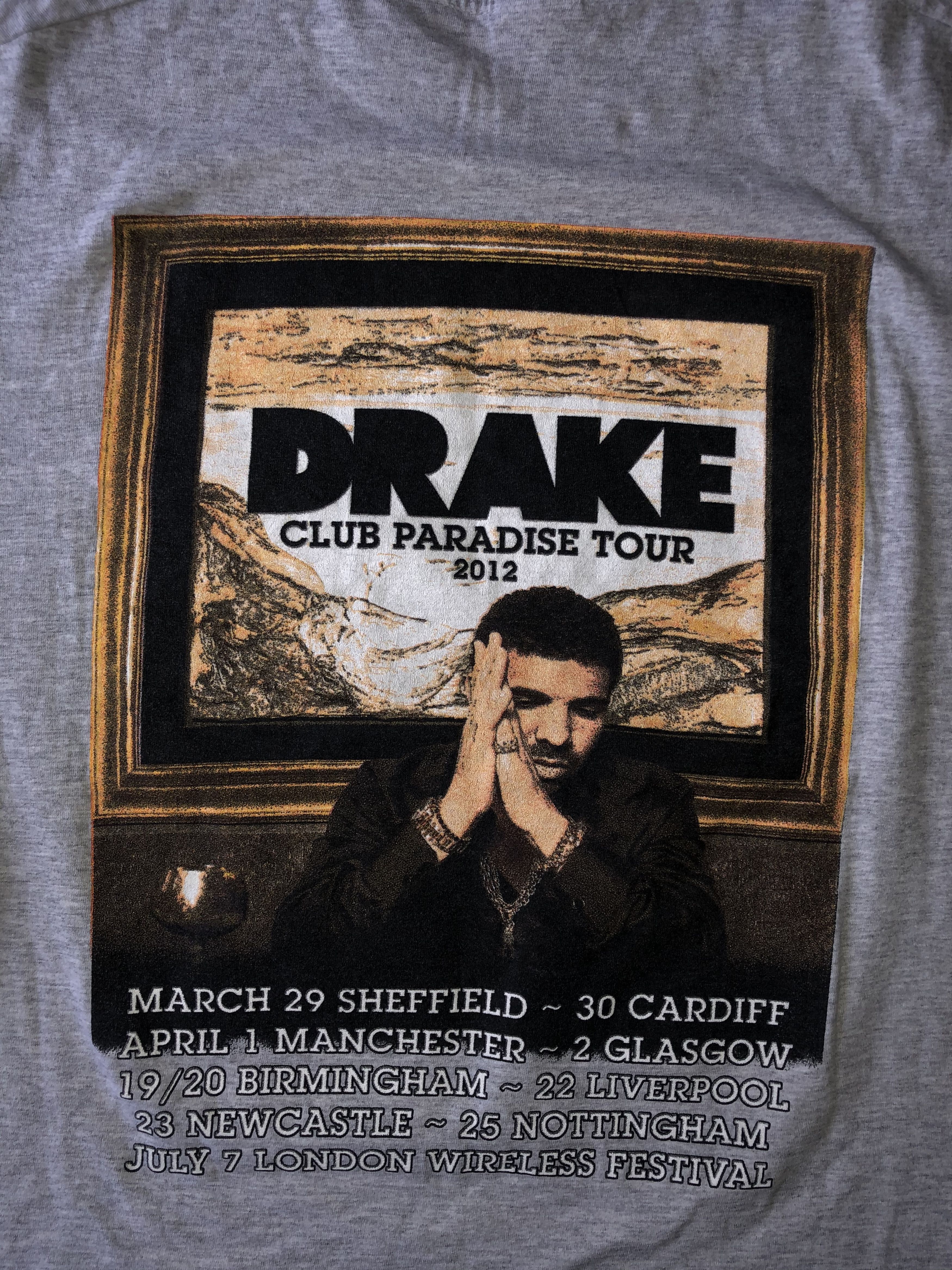 Drake Vintage 2012 Drake Club Paradise Tour Size US S / EU 44-46 / 1 - 4 Thumbnail