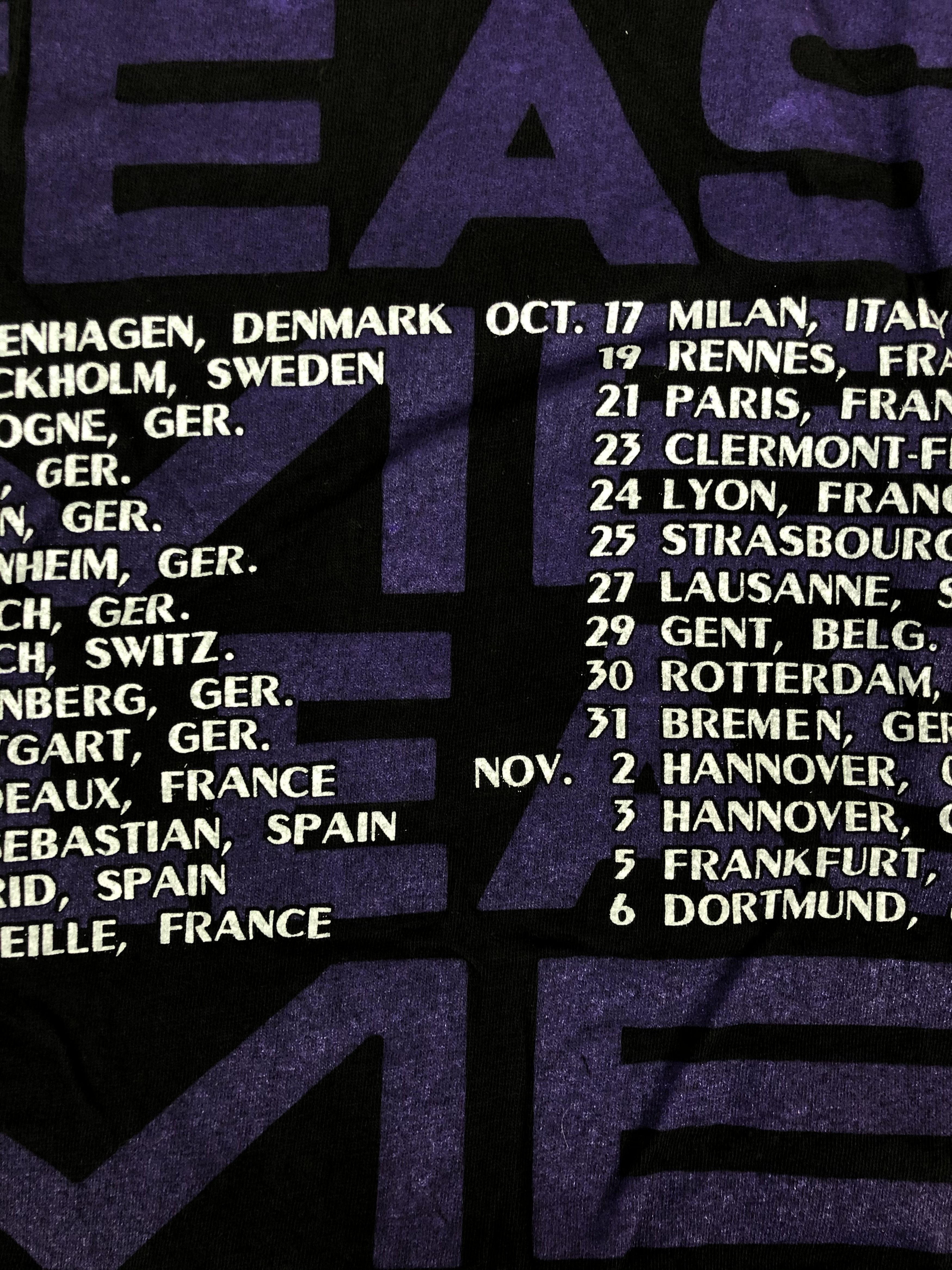 Band Tees Vintage 1990 Scorpions (Iron Maiden Judas Priest) Size US L / EU 52-54 / 3 - 9 Thumbnail