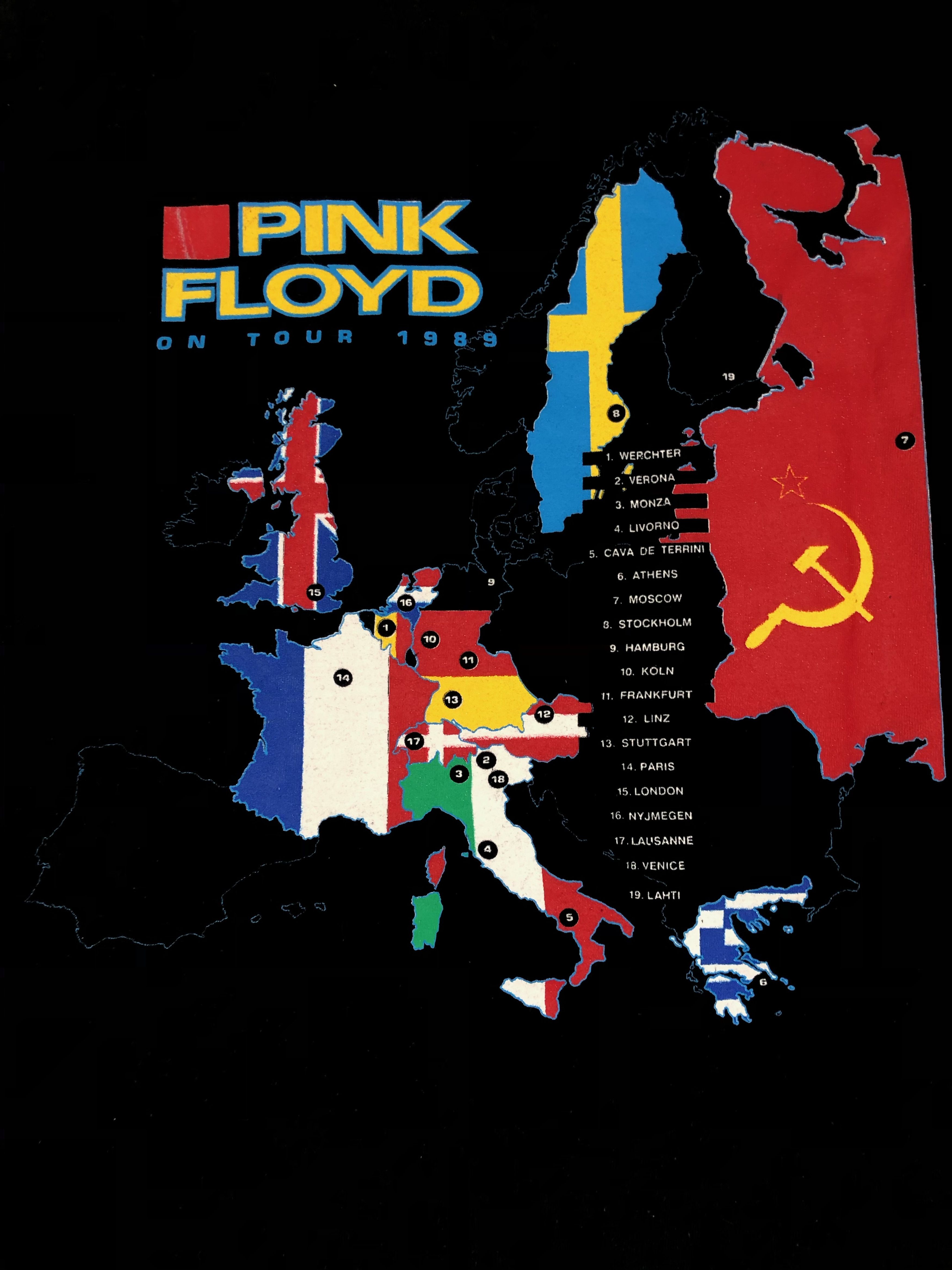 Band Tees Vintage 1989 Pink Floyd Delicate Sound of Thunder Size US M / EU 48-50 / 2 - 9 Thumbnail