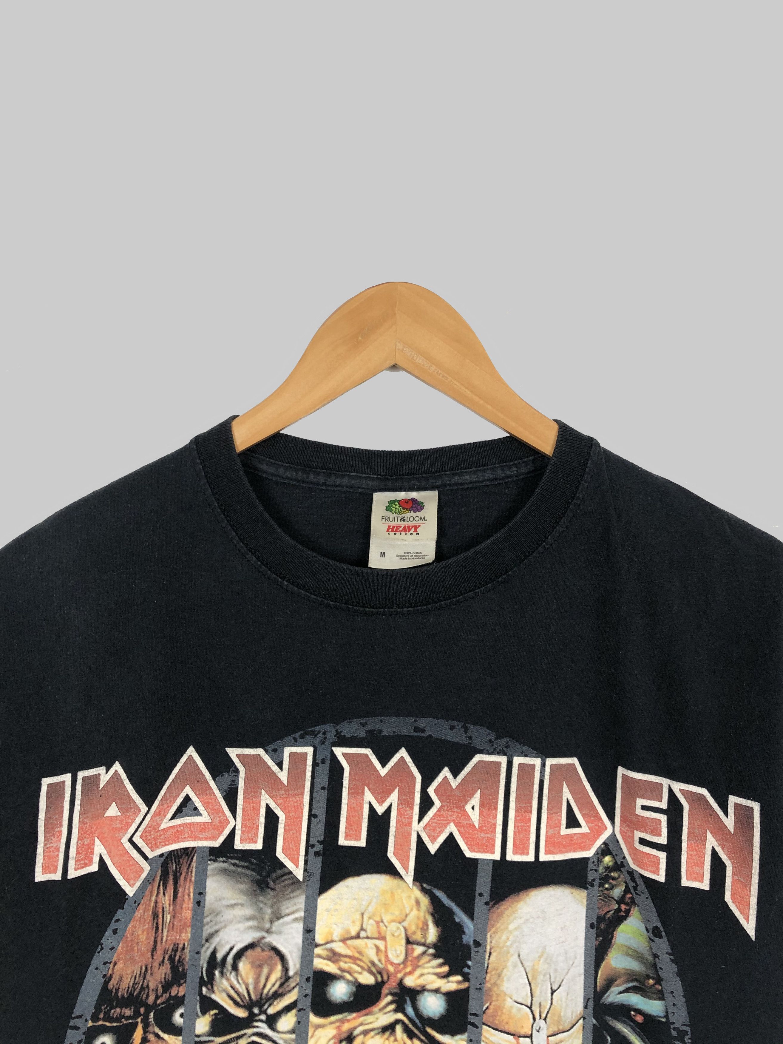 Band Tees Vintage Iron Maiden (Judas Priest Black Sabbath AC/DC) Size US M / EU 48-50 / 2 - 2 Thumbnail
