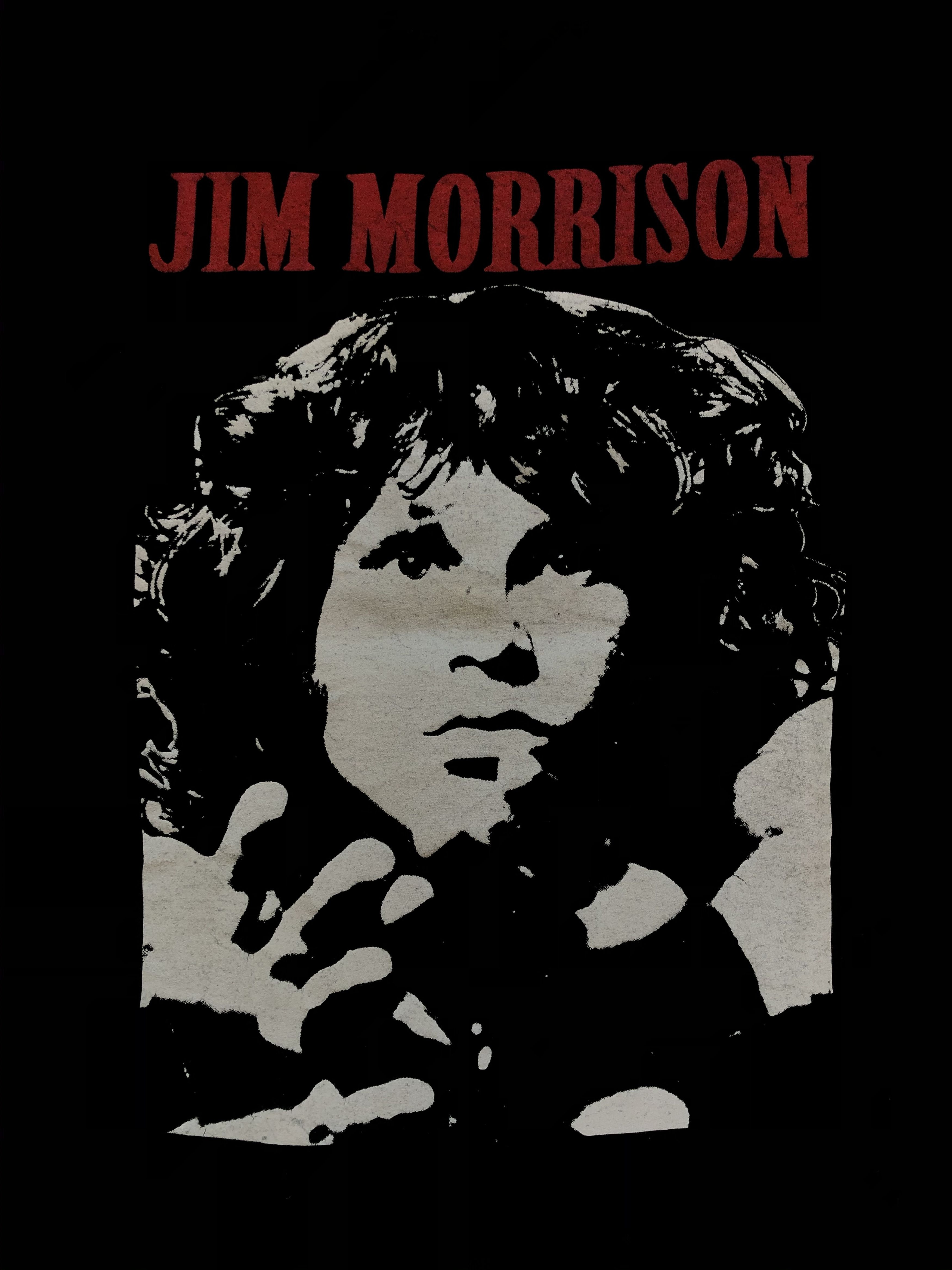 Band Tees Vintage Jim Morrison (Pink Floyd Led Zeppelin Deep Purple) Size US L / EU 52-54 / 3 - 4 Thumbnail