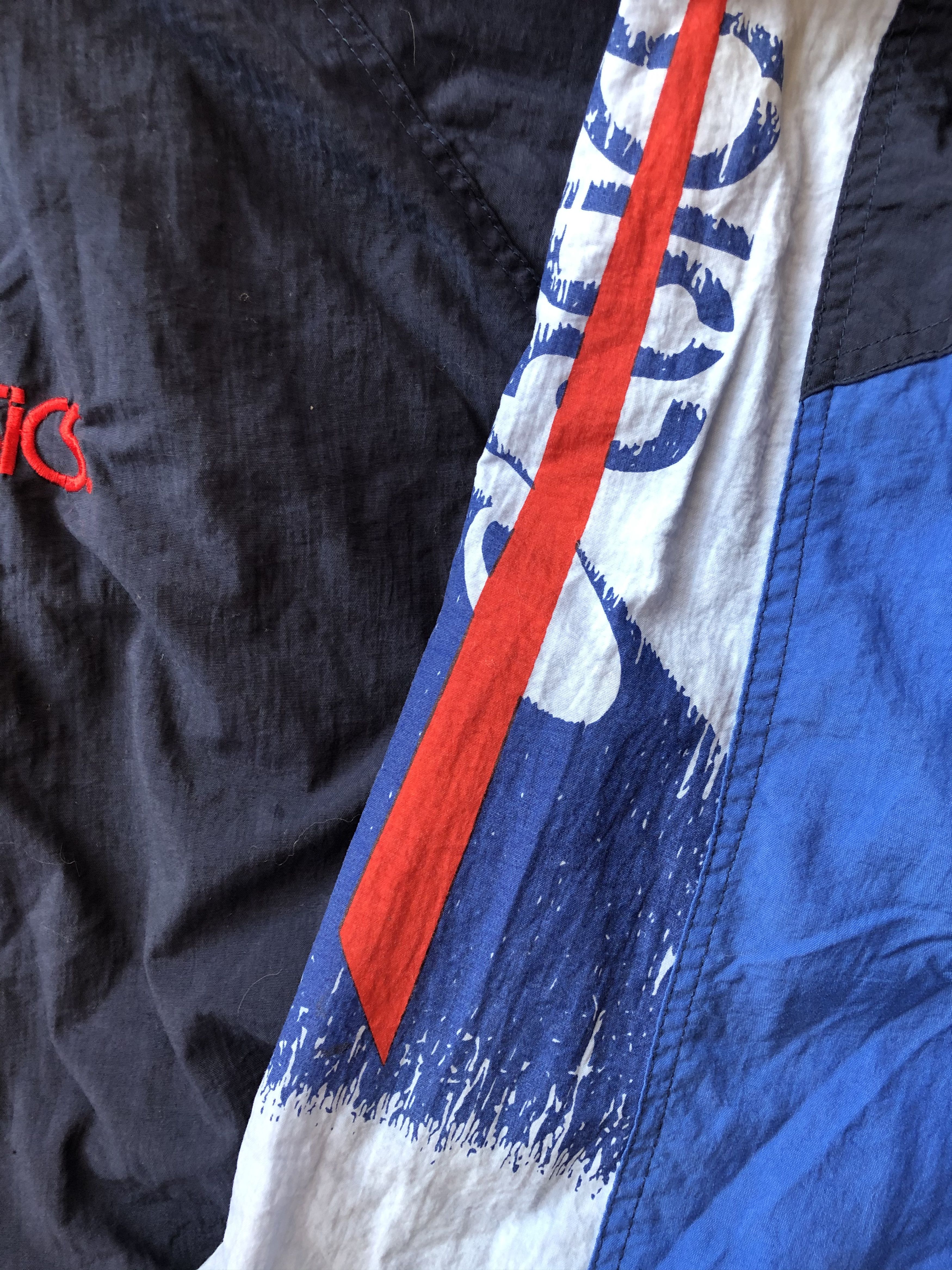 Asics Vintage 90s Asics windbreaker Size US XXL / EU 58 / 5 - 4 Thumbnail