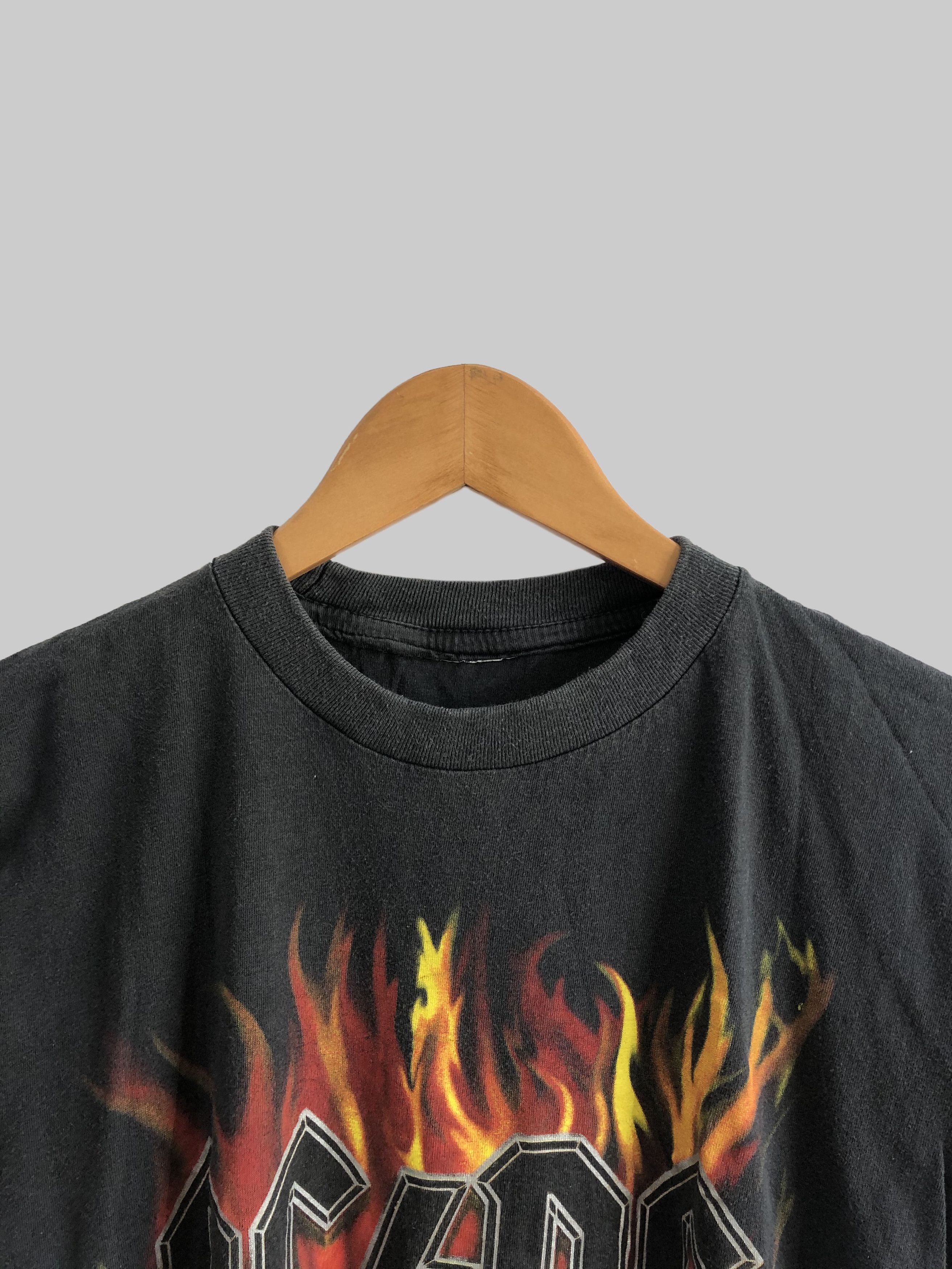Band Tees Vintage 2001 AC/DC (Guns N' Roses Pink Floyd Iron Maiden) Size US XXS / EU 40 - 3 Thumbnail