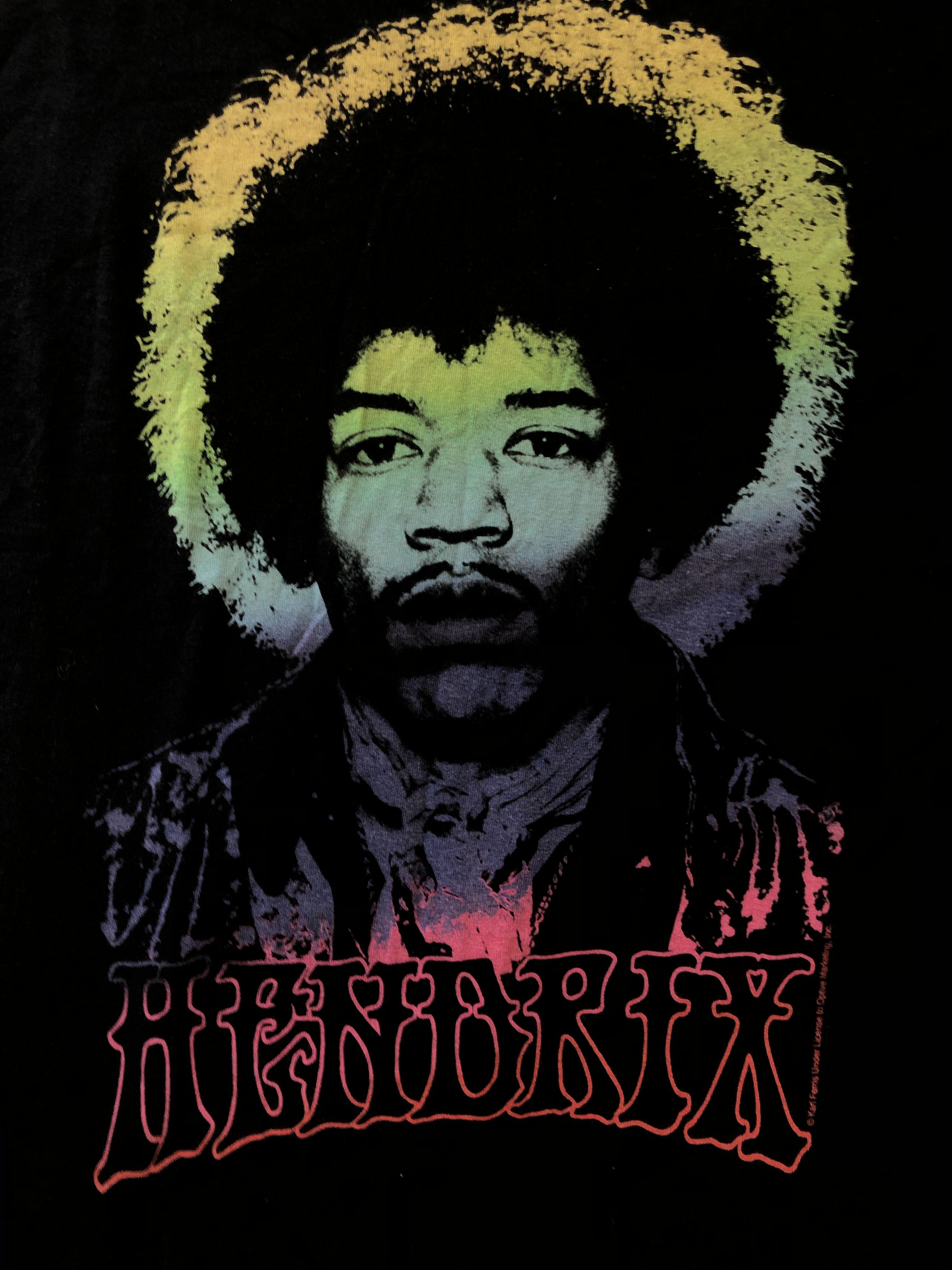 Band Tees Vintage Jimi Hendrix (Bob Dilan Bob Marley Carlos Santana) Size US L / EU 52-54 / 3 - 2 Thumbnail