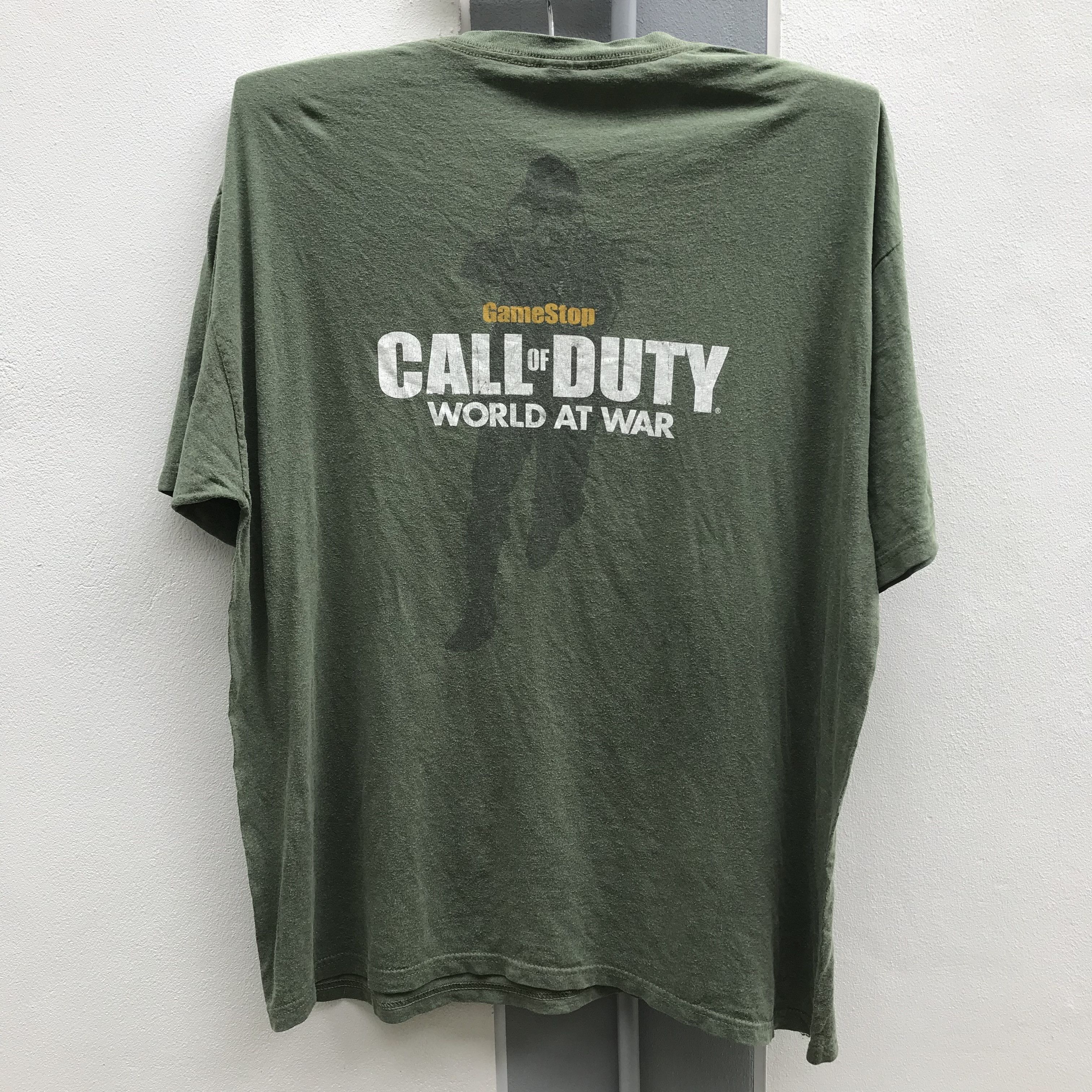 Playstation Vintage Y2K Call of Duty World At War GameStop Promo Tee Size US XL / EU 56 / 4 - 1 Thumbnail