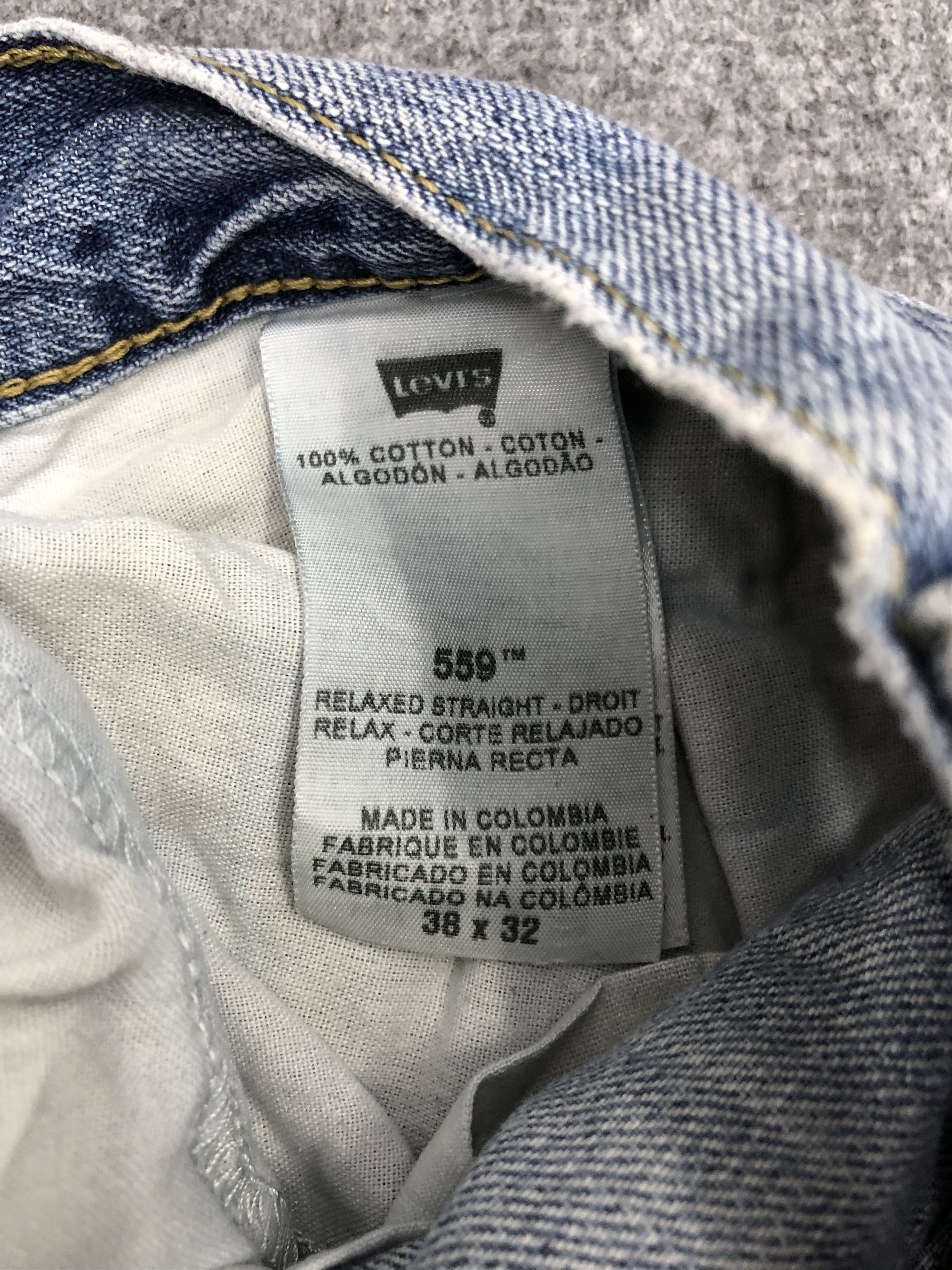 Levi's Vintage Levis 559 Denim DP1161 Size US 40 / EU 56 - 6 Thumbnail