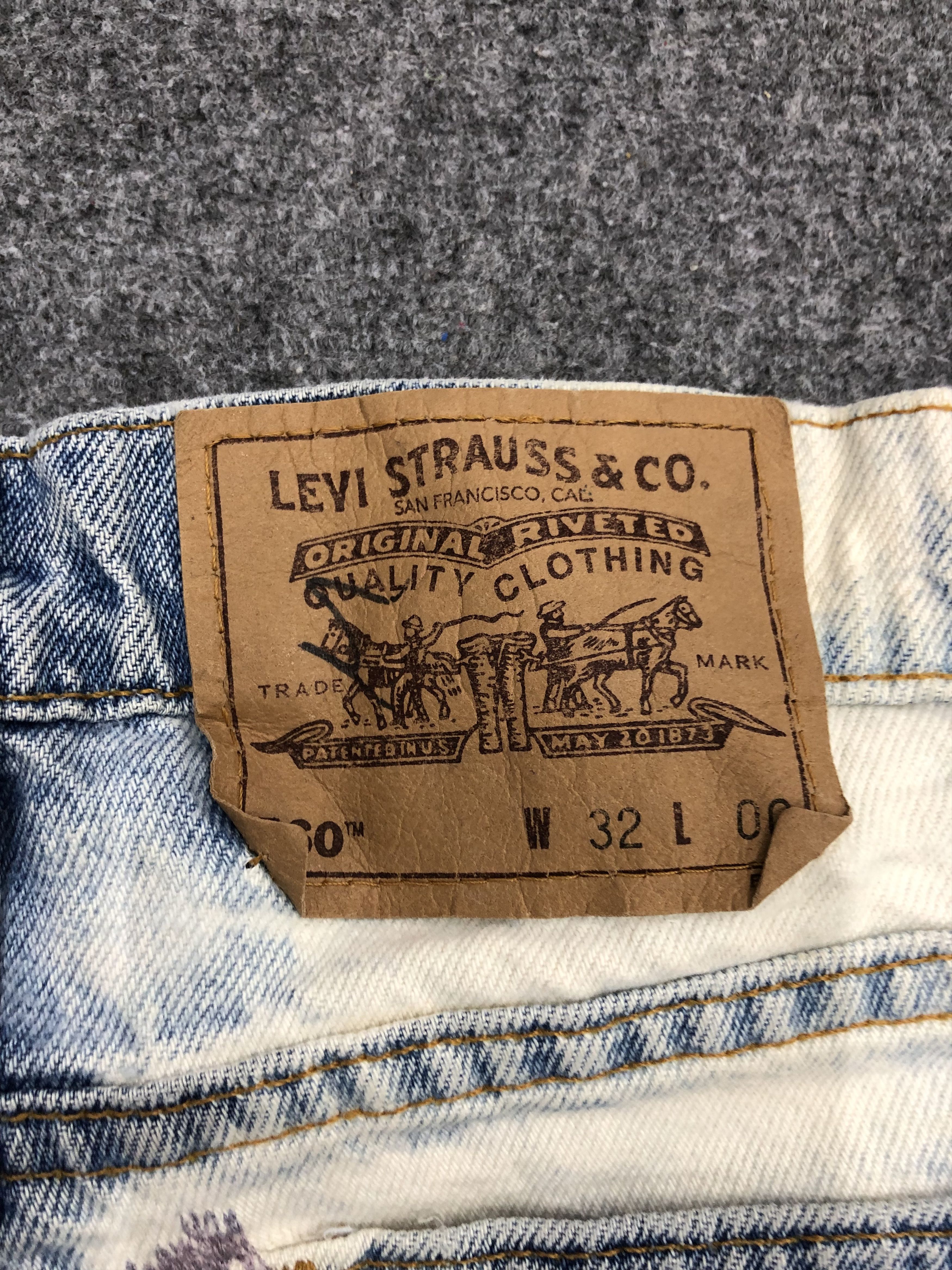 Levi's Vintage Levis 560 Denim DP1164 Size US 31 - 8 Thumbnail