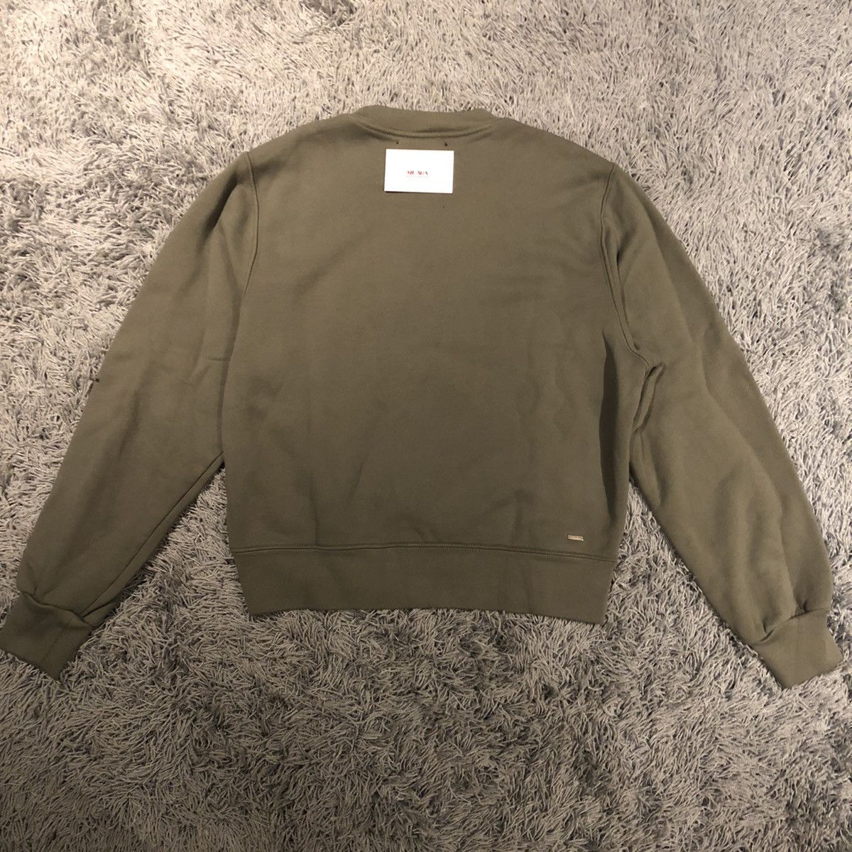 Amiri Amiri sweatshirt crewneck military green logo shotgun Size US S / EU 44-46 / 1 - 9 Thumbnail