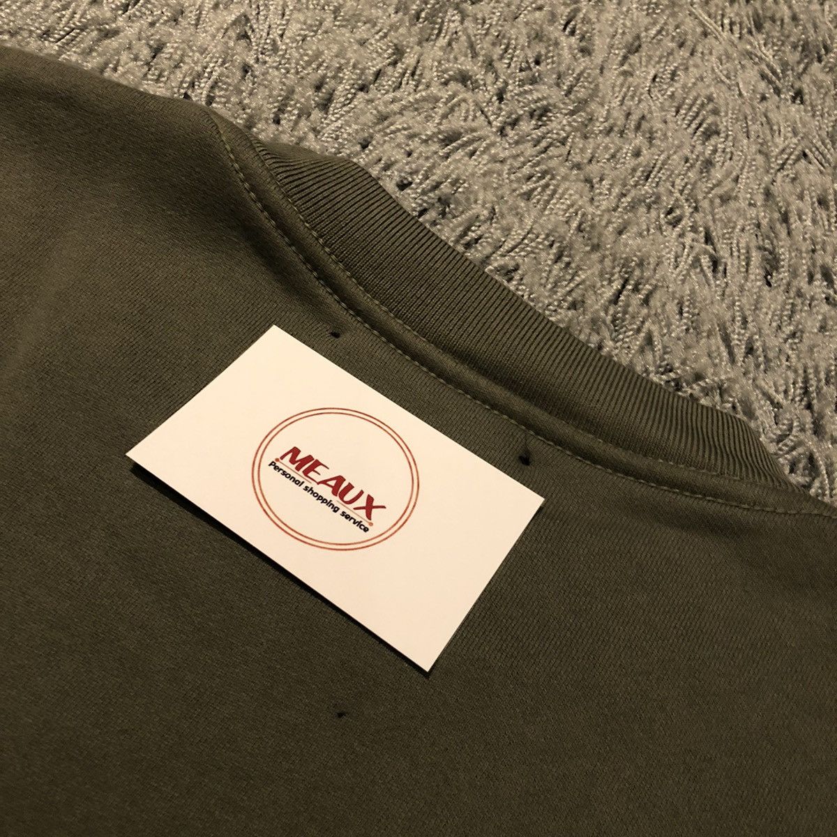 Amiri Amiri sweatshirt crewneck military green logo shotgun Size US S / EU 44-46 / 1 - 7 Thumbnail