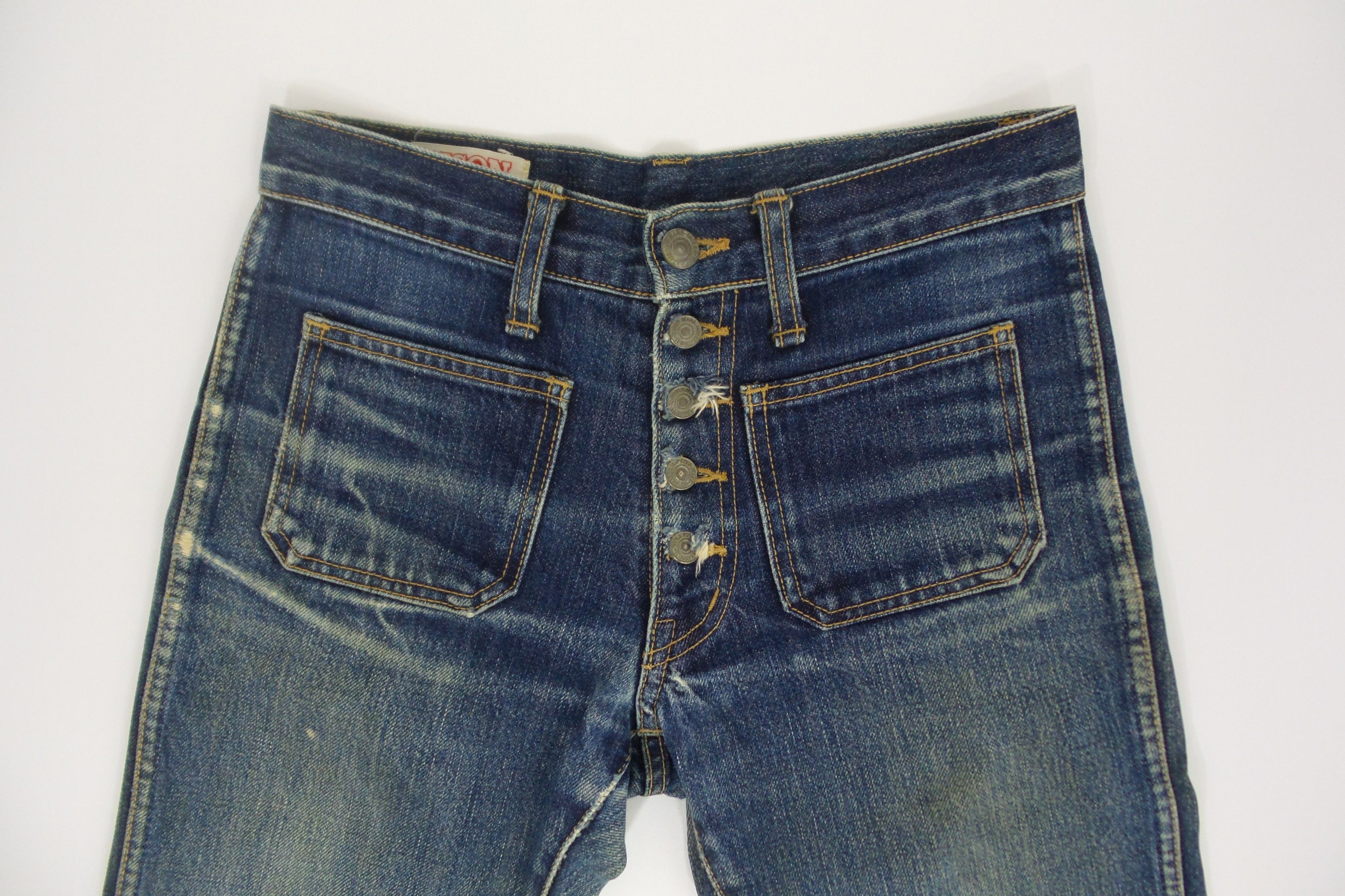 Vintage Vintage Bison Stonewashed Bootcut Jeans W27xL34 Size US 27 - 2 Thumbnail