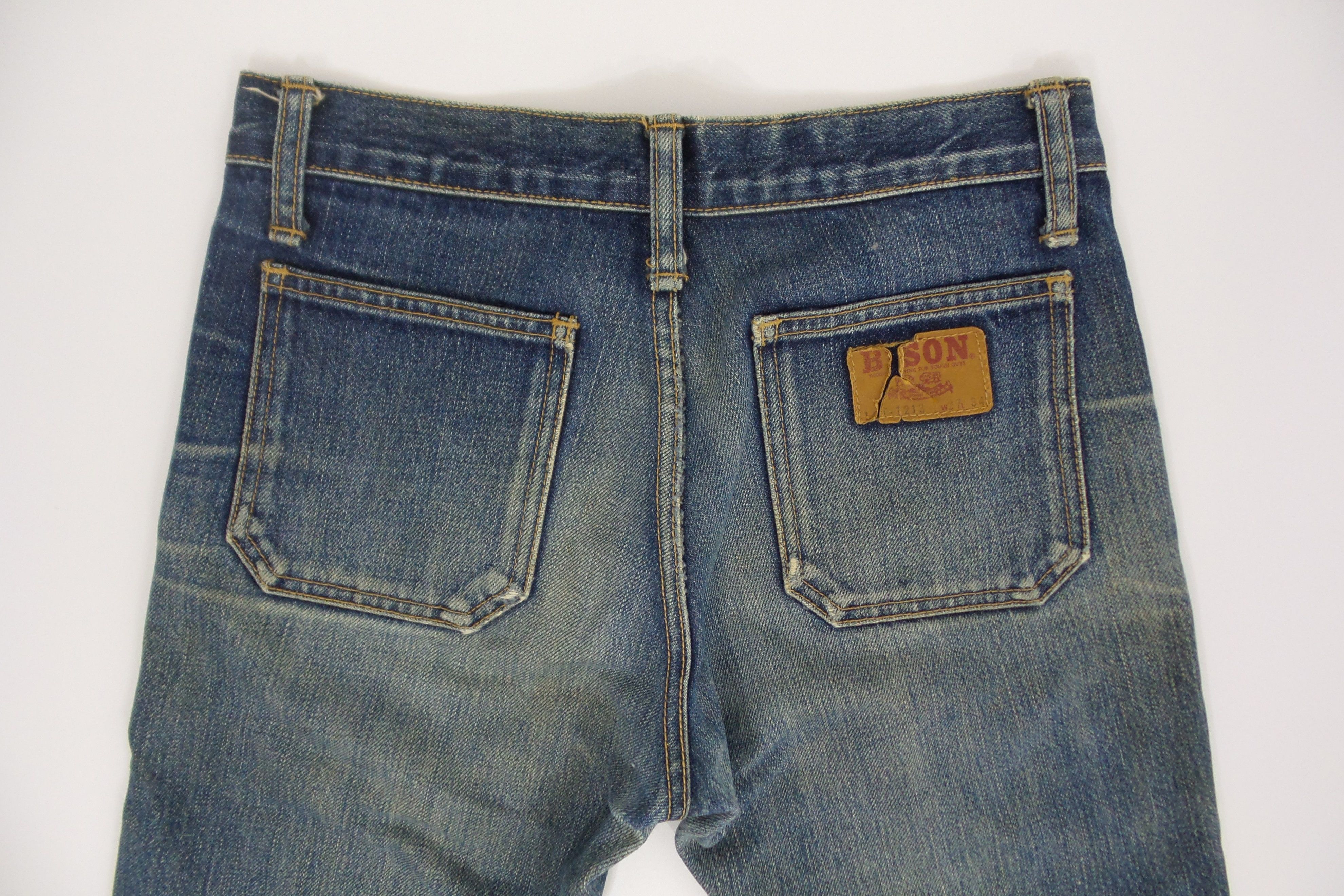 Vintage Vintage Bison Stonewashed Bootcut Jeans W27xL34 Size US 27 - 7 Thumbnail