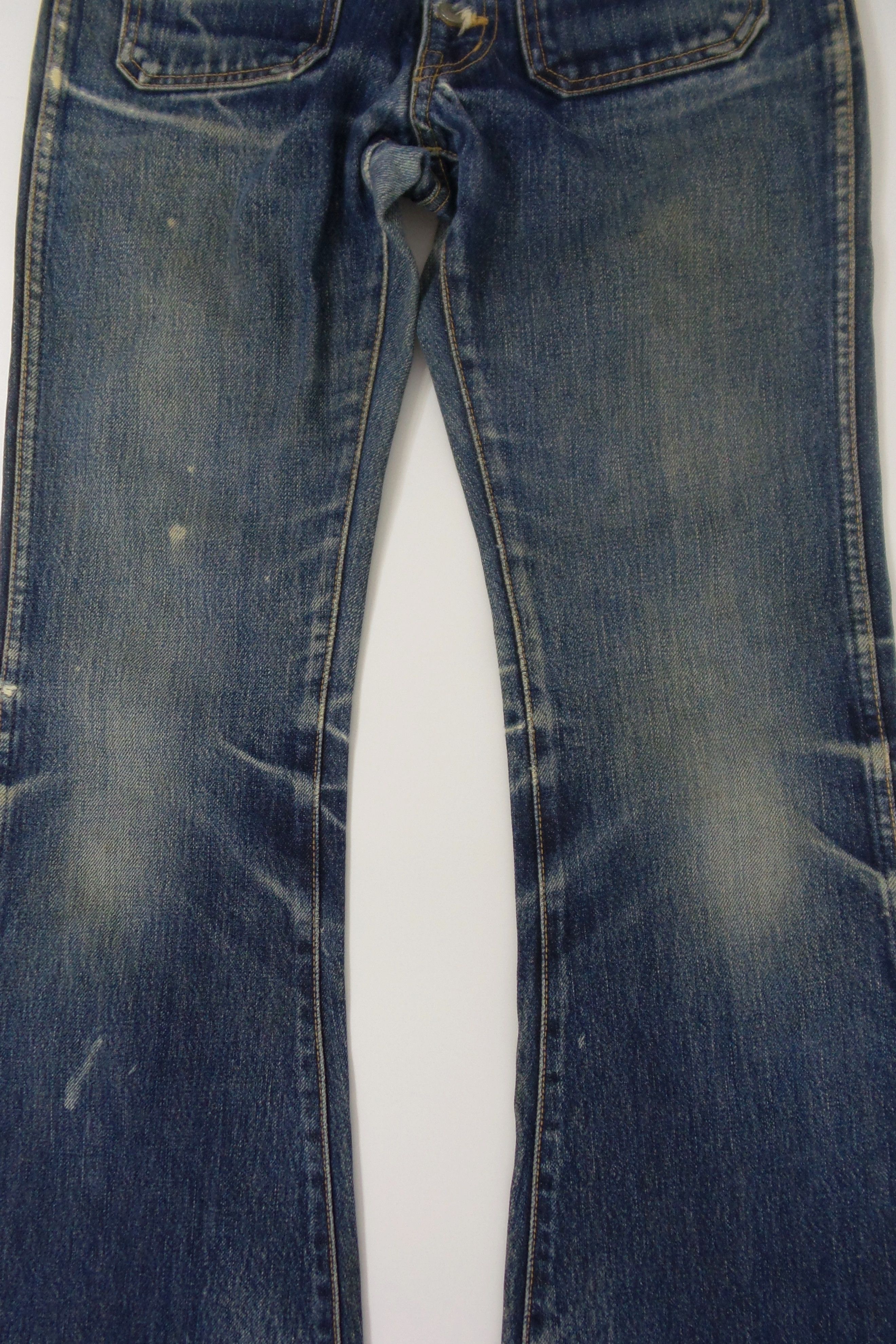Vintage Vintage Bison Stonewashed Bootcut Jeans W27xL34 Size US 27 - 4 Thumbnail