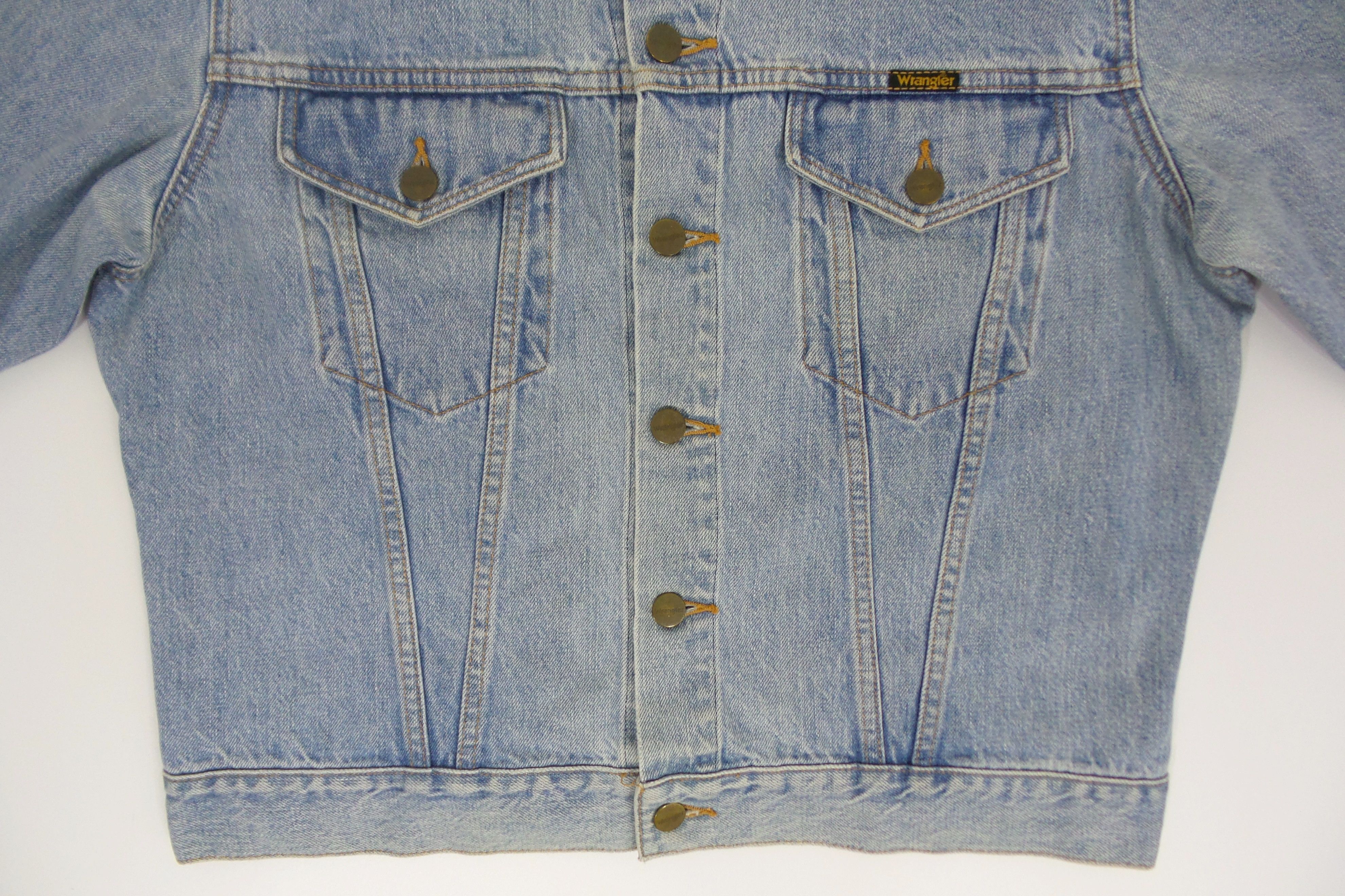 Vintage × Wrangler VINTAGE Wrangler Denim Jacket Size US XXL / EU 58 / 5 - 4 Thumbnail