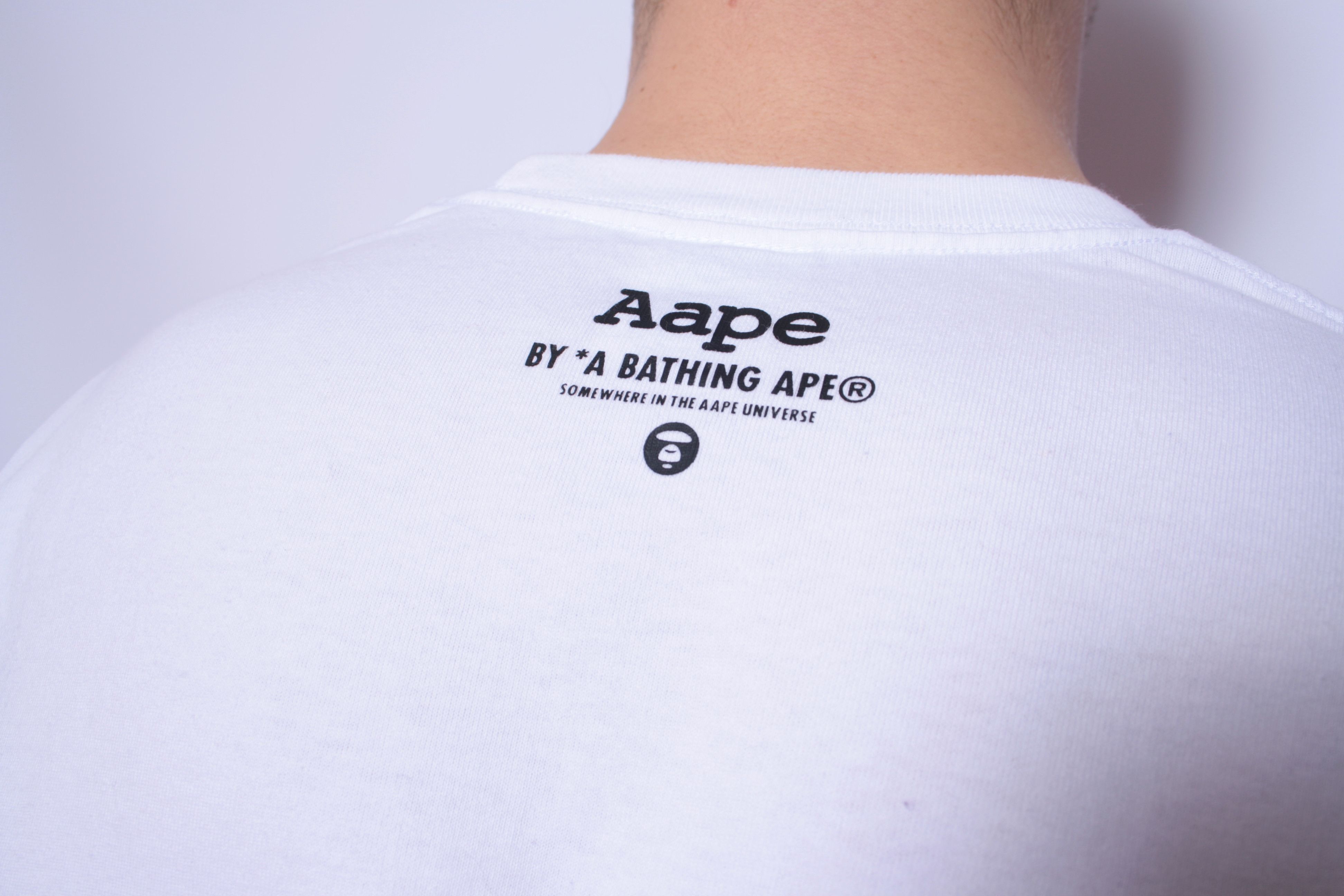 Aape Aape Now By A Bathing Ape BAPE T Shirt Tee White Logo Size US M / EU 48-50 / 2 - 5 Thumbnail
