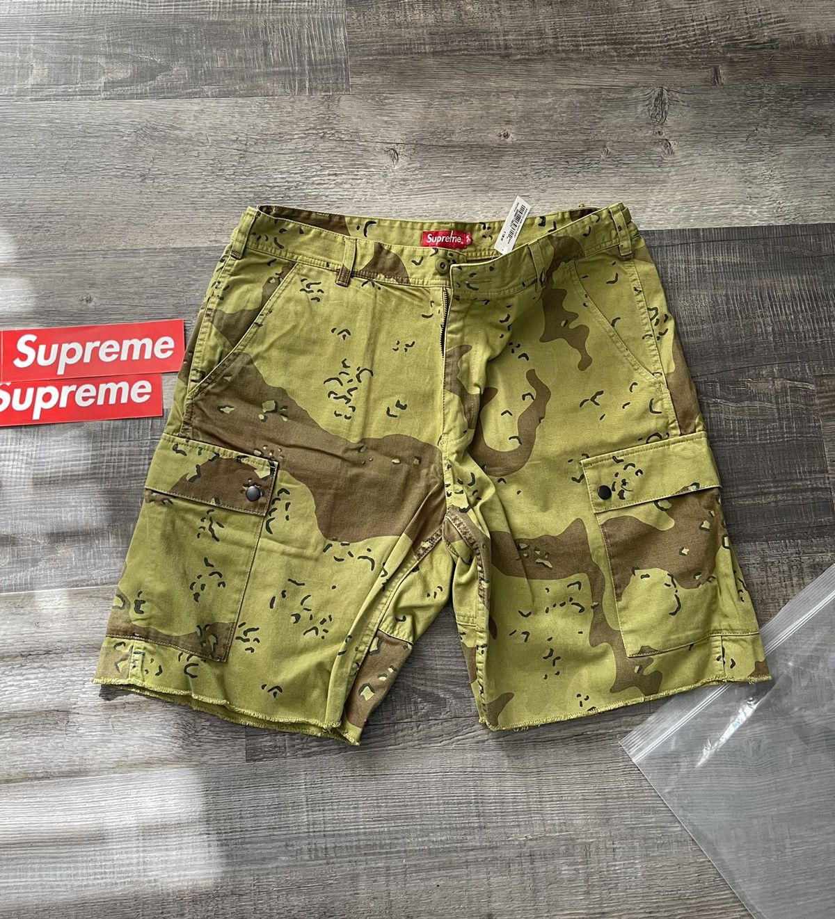 Supreme Supreme “Overdyed Camo” Cargo Shorts (L) NWT | Grailed