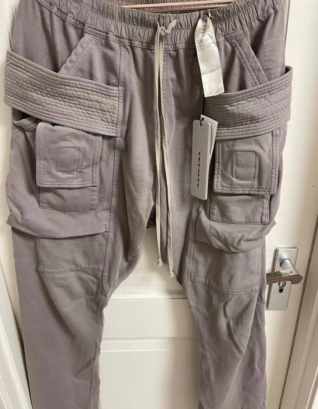 Rick Owens Drkshdw 20FW Creatch Cargo Pants Grey Putty | Grailed