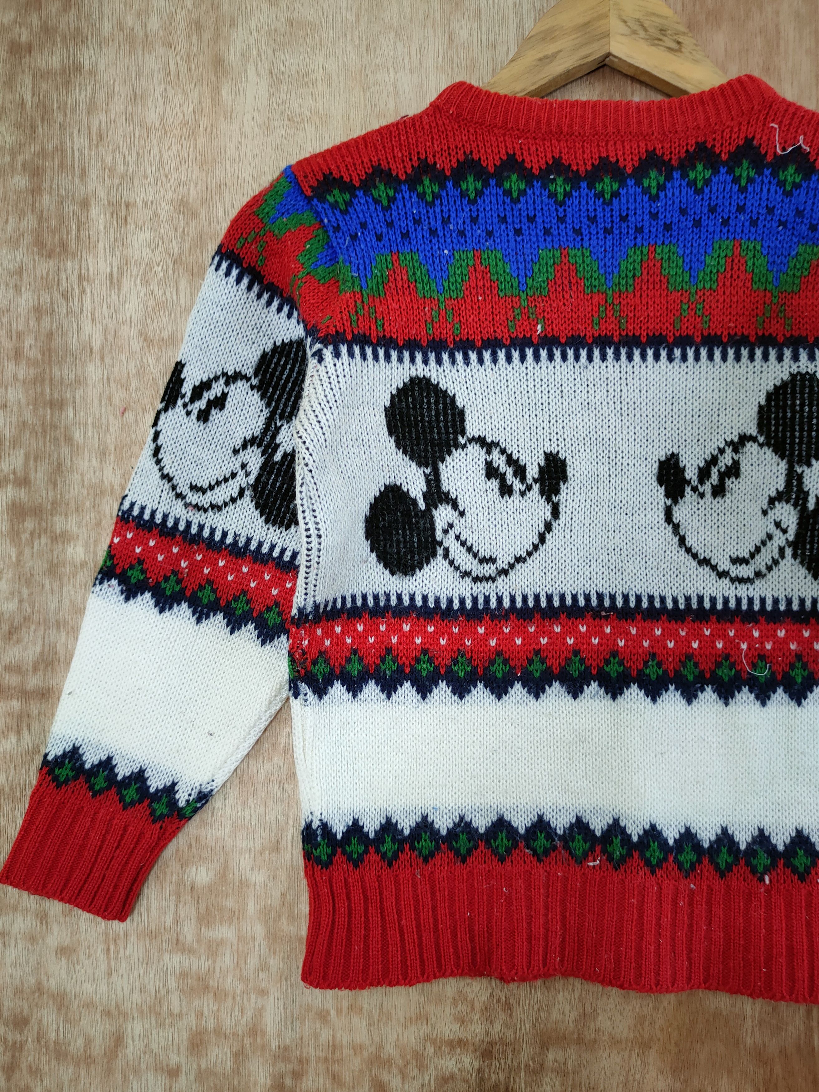 Aran Isles Knitwear D Mickey Mouse vintage knitwear winter kids #46-555 Size XS / US 0-2 / IT 36-38 - 6 Thumbnail