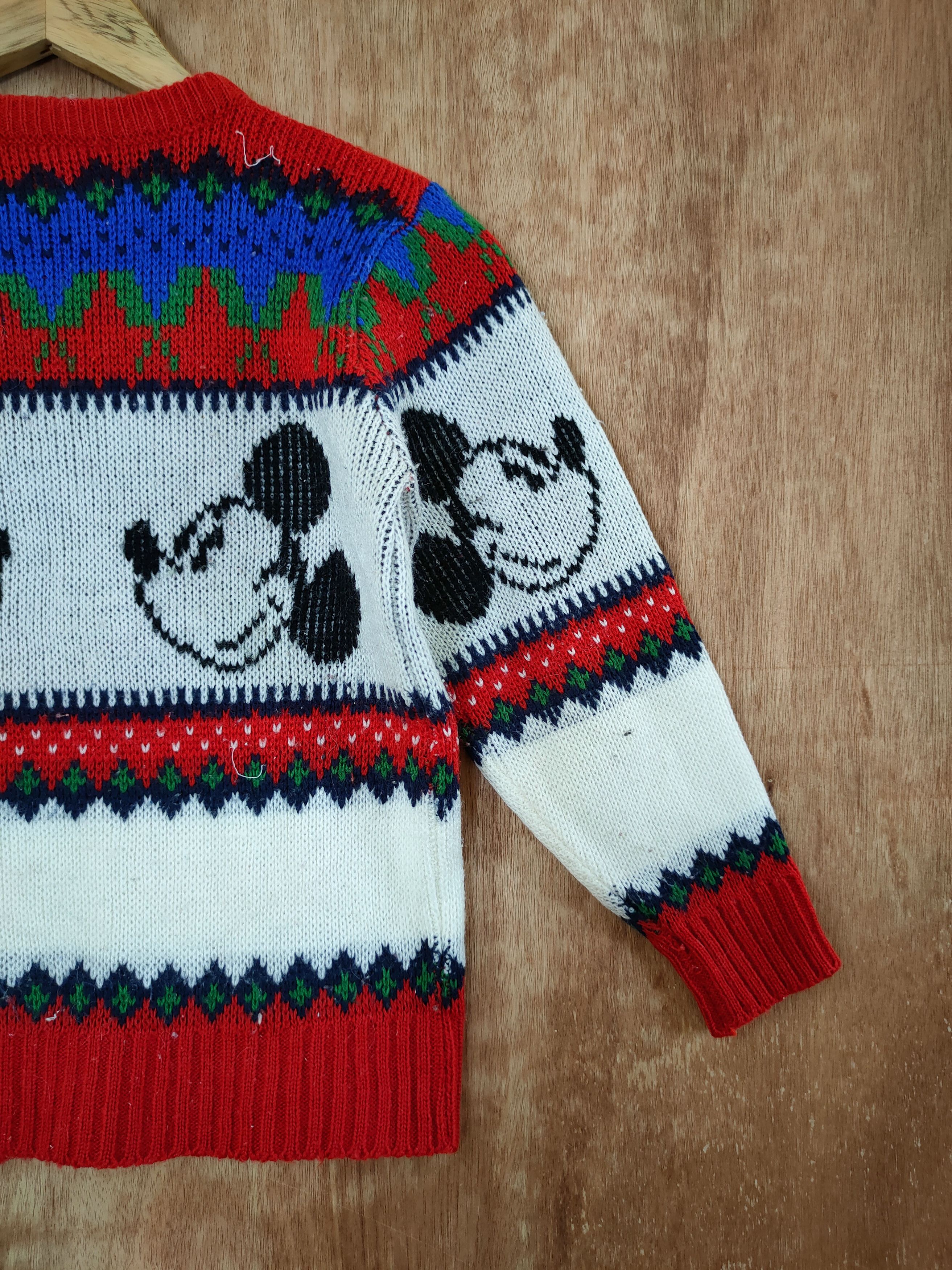 Aran Isles Knitwear D Mickey Mouse vintage knitwear winter kids #46-555 Size XS / US 0-2 / IT 36-38 - 7 Thumbnail