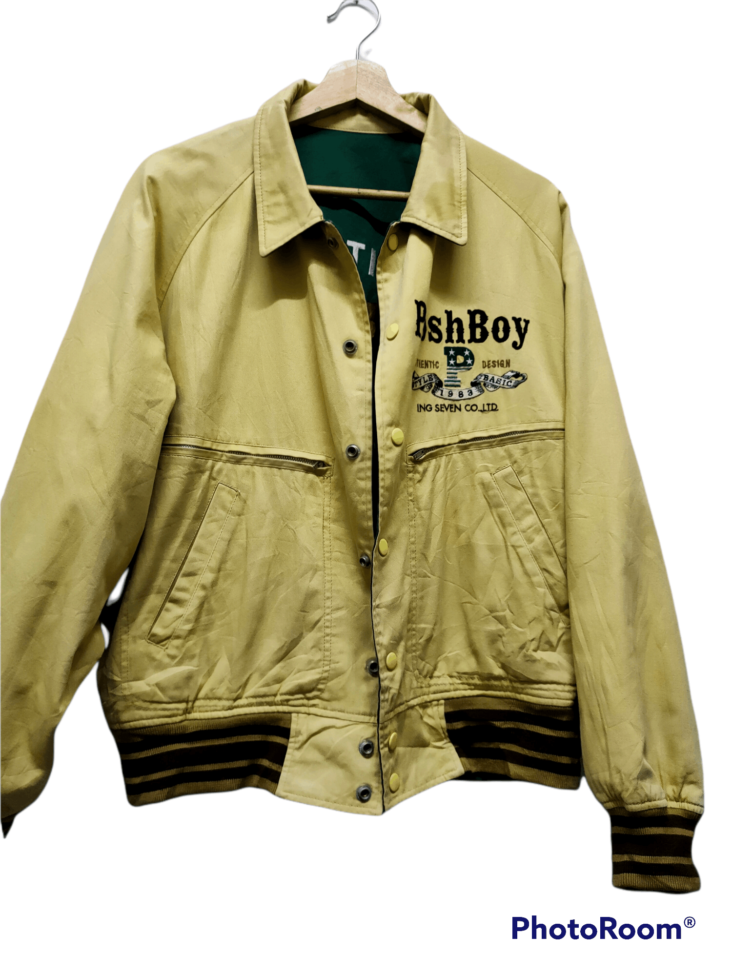 Vintage PoshBoy vintage reversible varsity jacket Spellout logo Size US XL / EU 56 / 4 - 6 Thumbnail