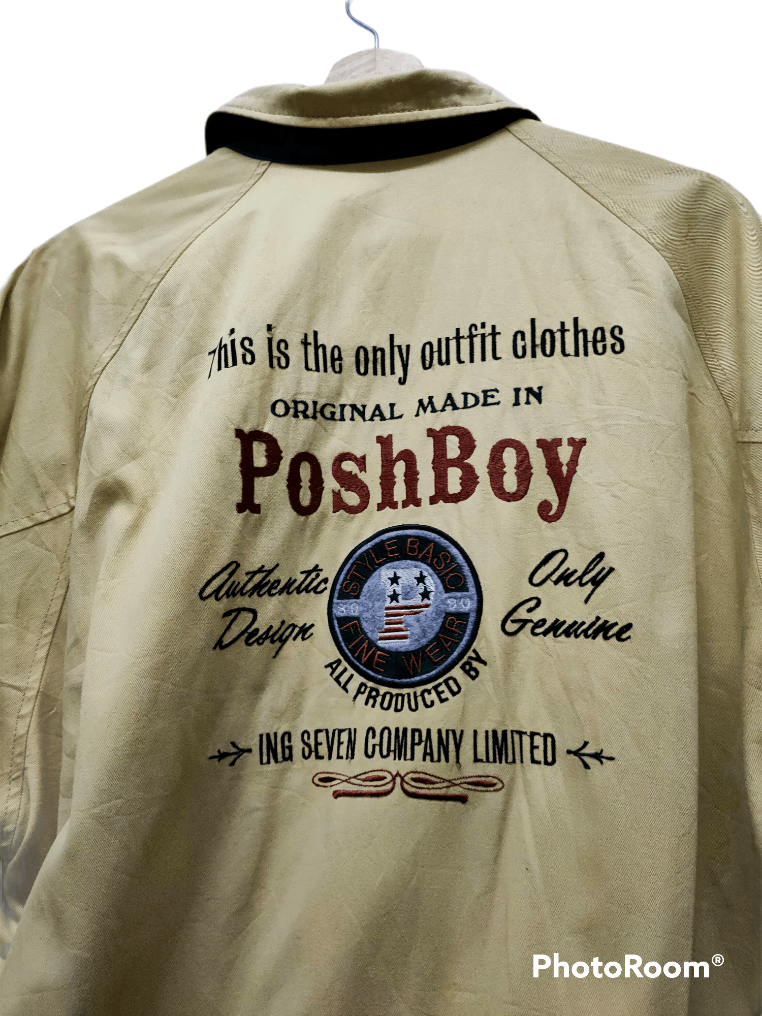 Vintage PoshBoy vintage reversible varsity jacket Spellout logo Size US XL / EU 56 / 4 - 3 Thumbnail