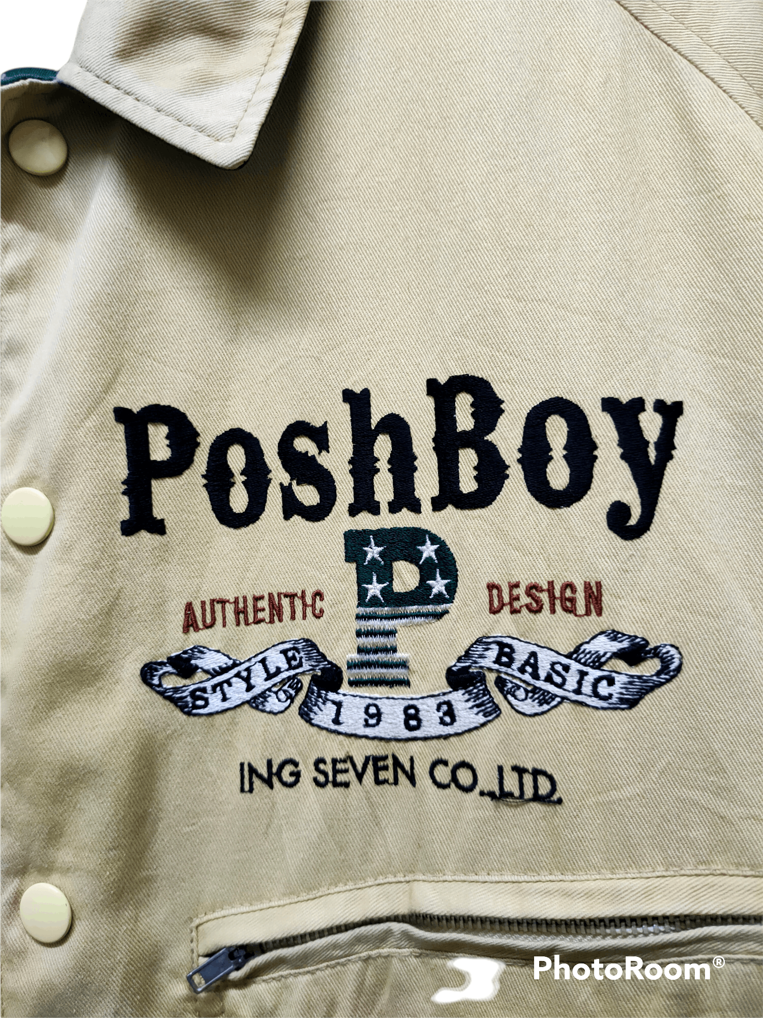 Vintage PoshBoy vintage reversible varsity jacket Spellout logo Size US XL / EU 56 / 4 - 2 Thumbnail