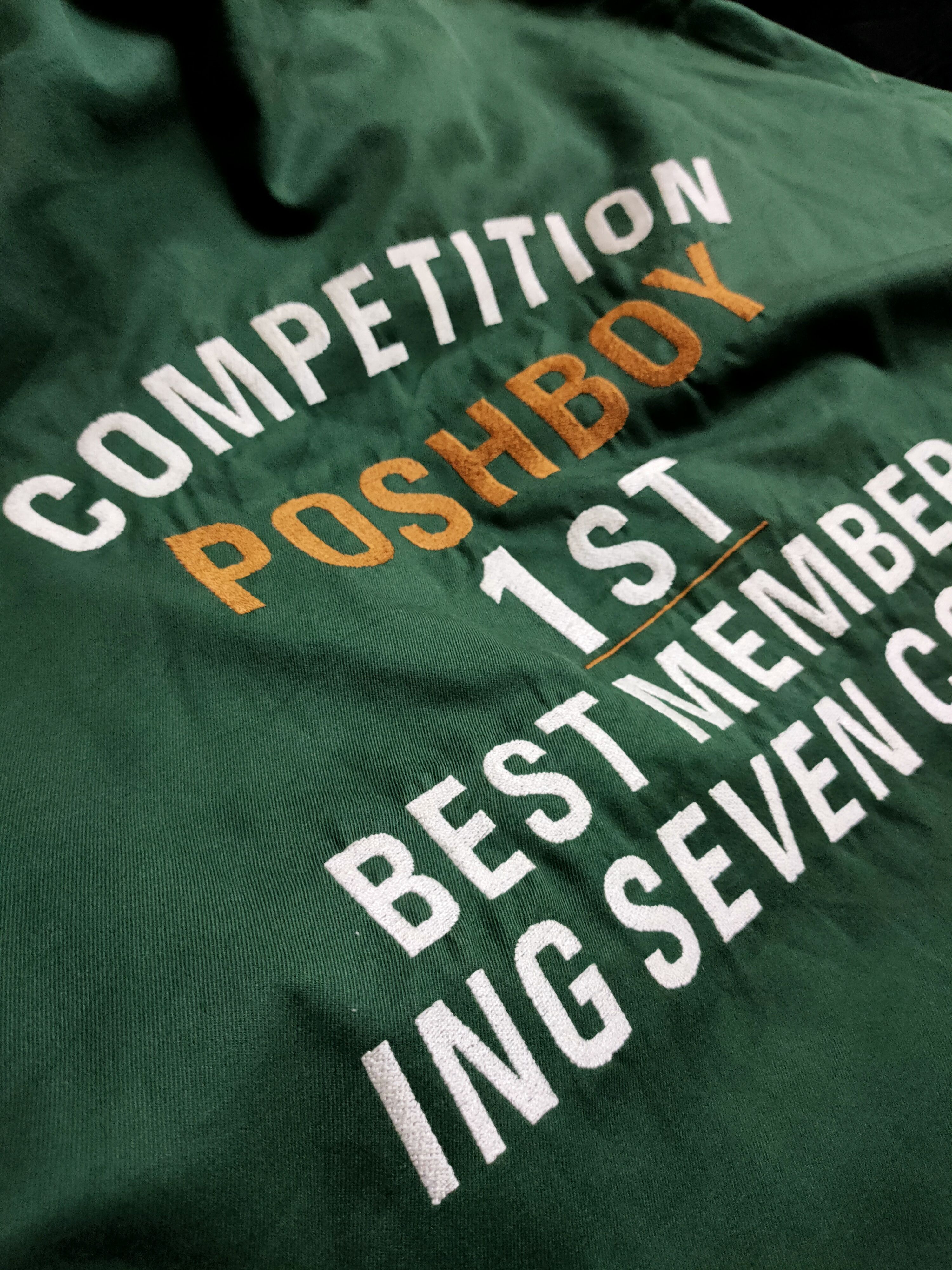 Vintage PoshBoy vintage reversible varsity jacket Spellout logo Size US XL / EU 56 / 4 - 12 Thumbnail