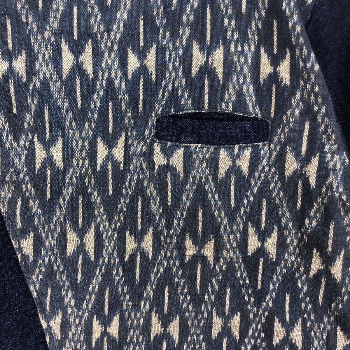 Japanese Brand × Native × Vintage Vintage Folks Art and Peace Native Indigo Shirt Size US M / EU 48-50 / 2 - 5 Thumbnail