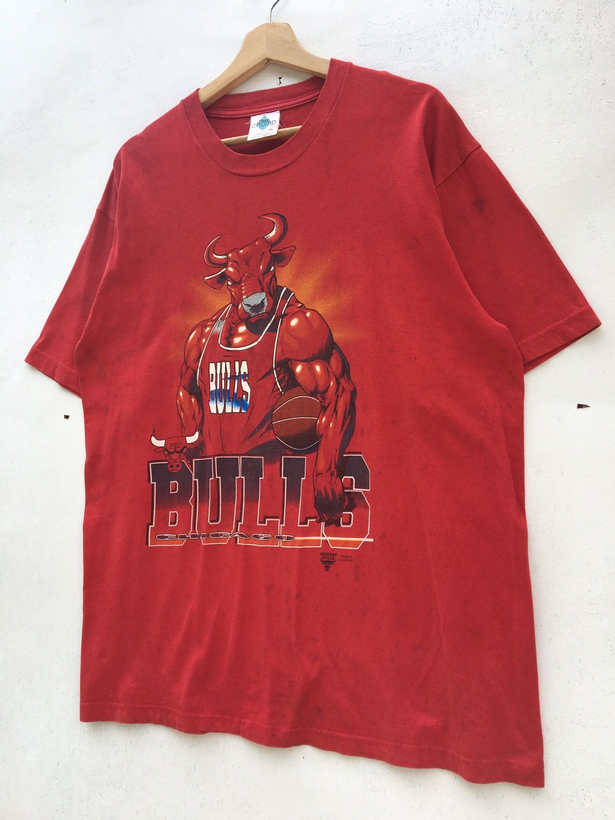 NBA Vintage Chicago Bulls NBA Big Logo XL Size Tee Size US XL / EU 56 / 4 - 3 Thumbnail