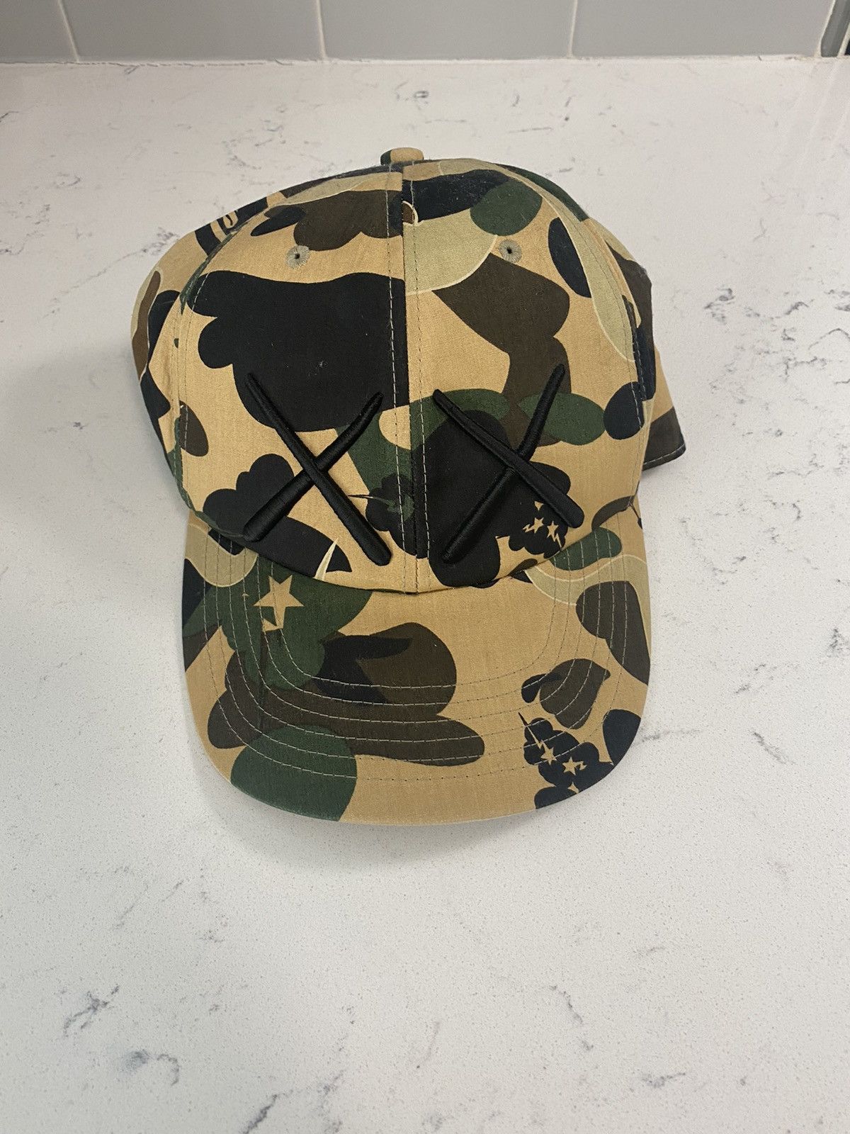 Bape Kaws Hat | Grailed