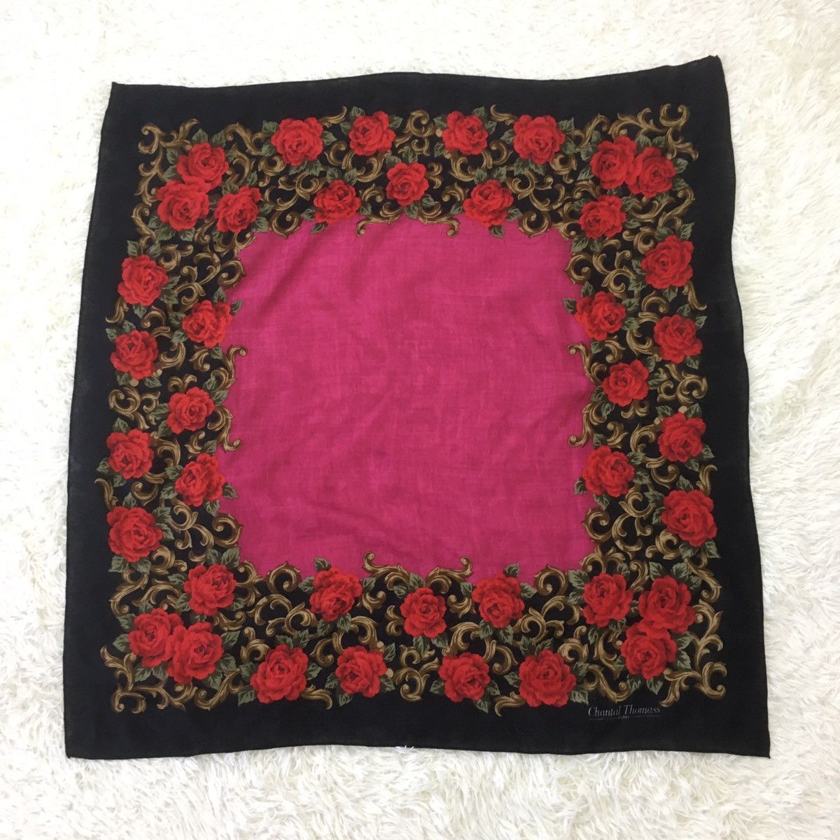 Designer Vintage Chantal Thomas Paris Scarf Size ONE SIZE - 1 Thumbnail