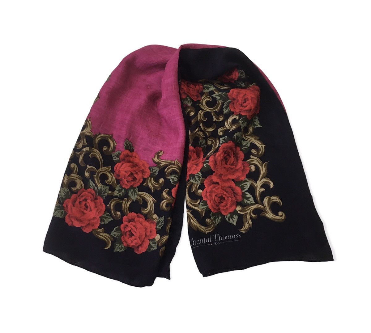 Designer Vintage Chantal Thomas Paris Scarf Size ONE SIZE - 2 Thumbnail