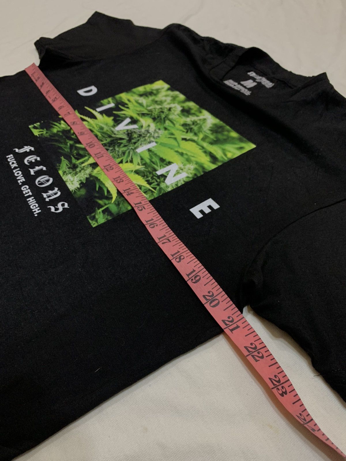 Rap Tees HEMP DIVINE FELONS FUCK LOVE GET HIGH SHIRT Size US M / EU 48-50 / 2 - 5 Thumbnail