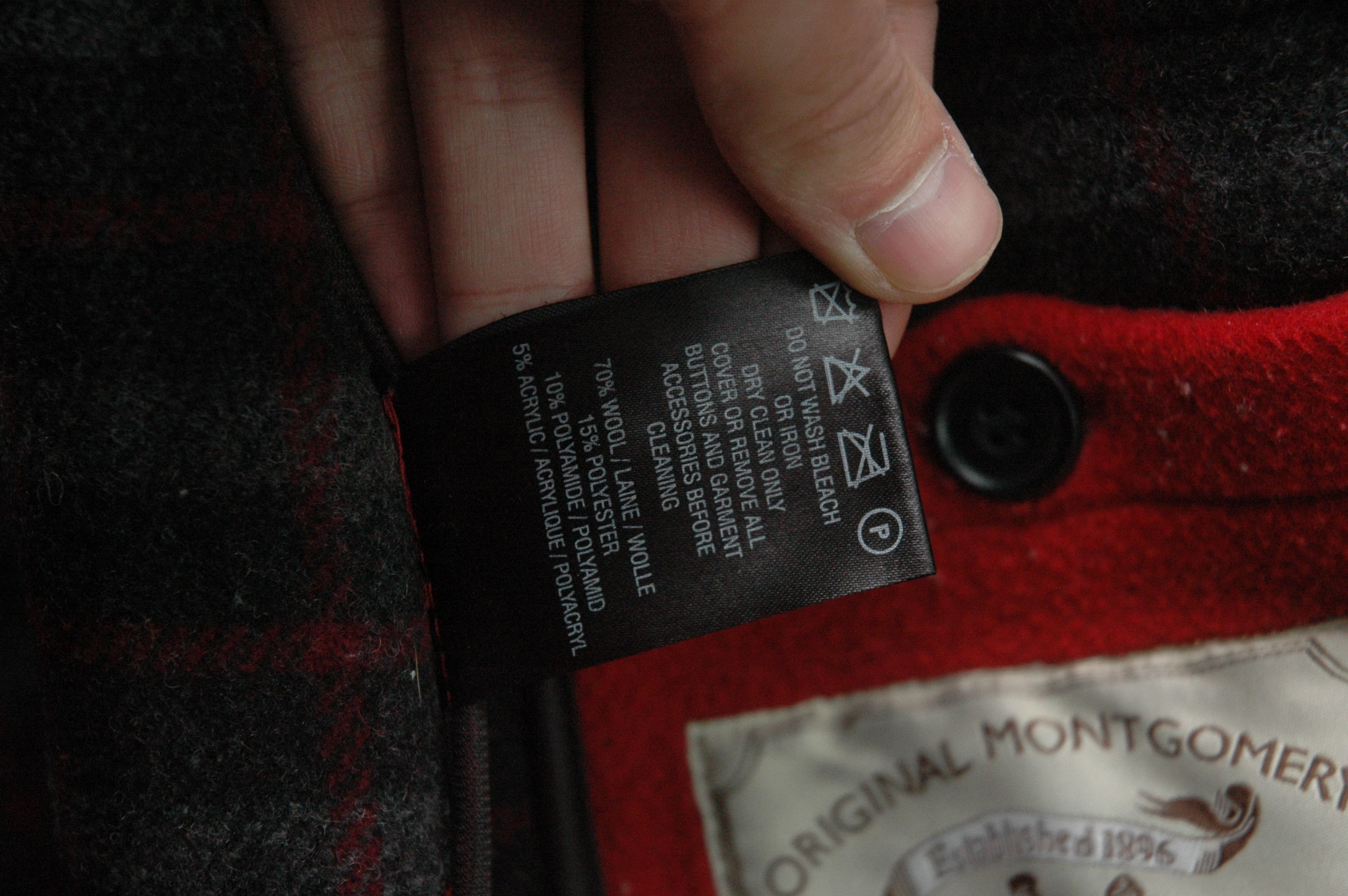 Original Montgomery Original Montgomery Made in England Duffle Wool Coat Size US XS / EU 42 / 0 - 9 Thumbnail