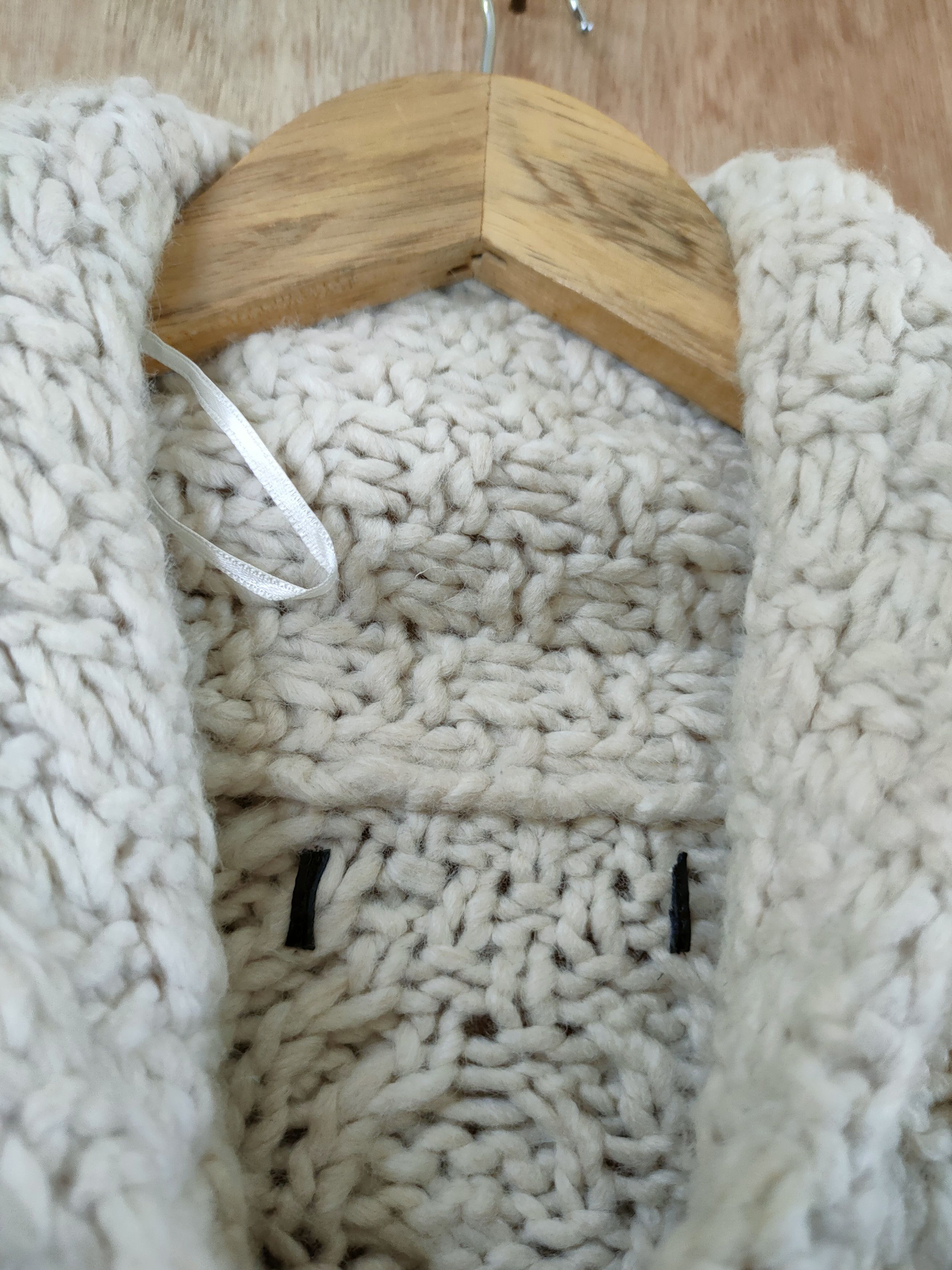 Aran Isles Knitwear DL Japan unknown aran isle knitwear cable knit wool #46-578 Size US M / EU 48-50 / 2 - 5 Thumbnail