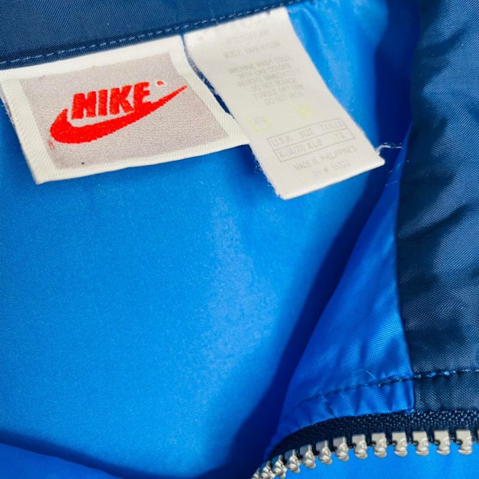 Nike Vintage Nike Blue and Red Track Jacket | Grailed