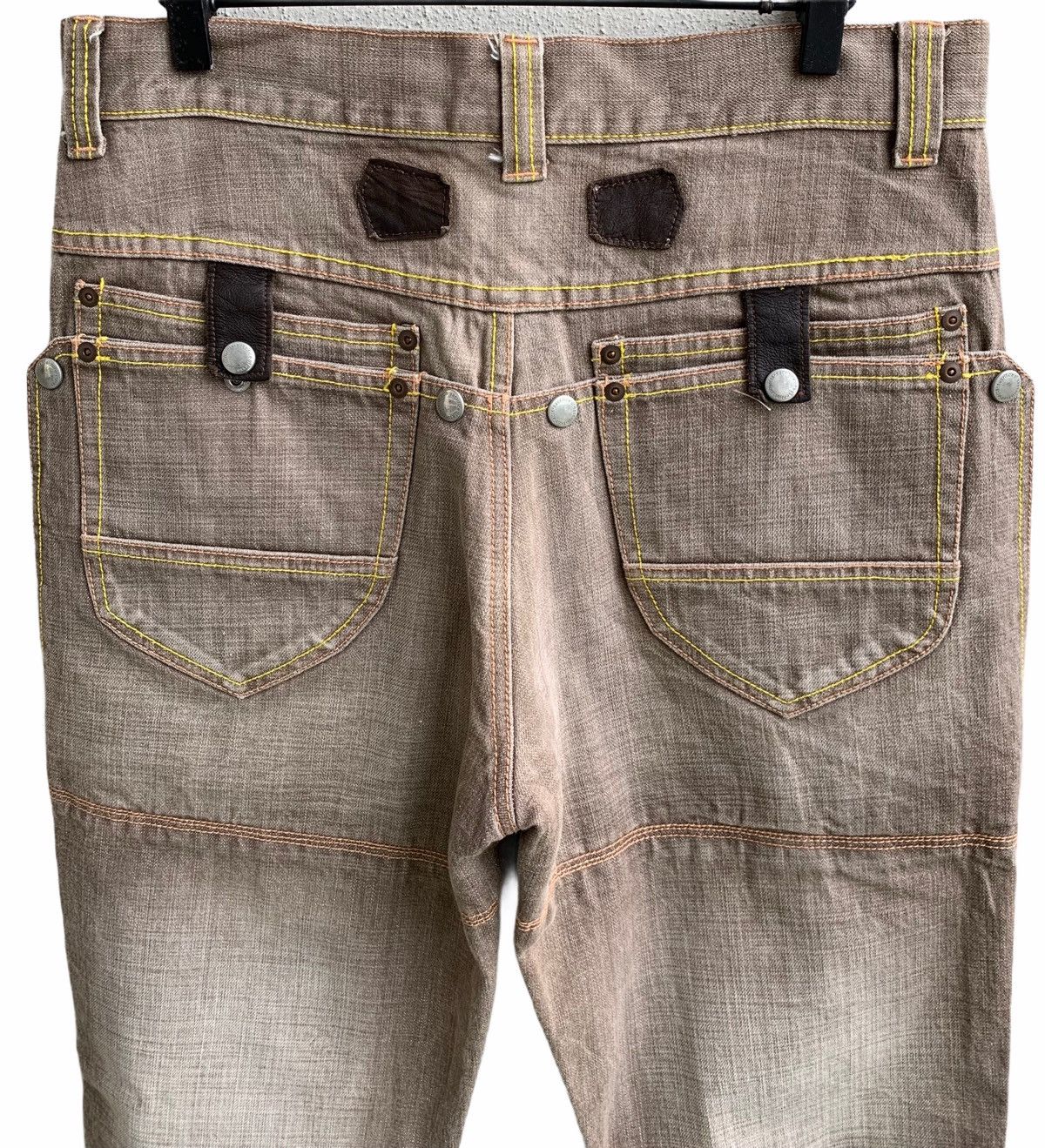 Japanese Brand Union Made SACRIFICE Multiple Pocket Zipper Pants Size US 32 / EU 48 - 10 Thumbnail