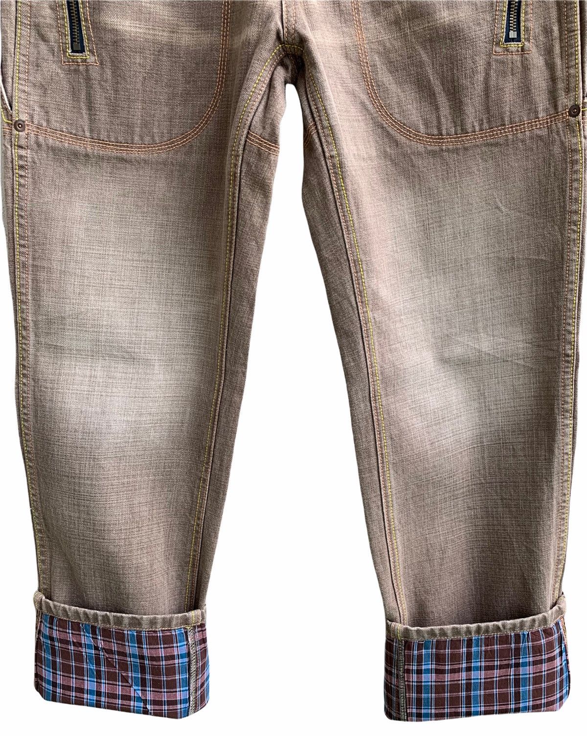 Japanese Brand Union Made SACRIFICE Multiple Pocket Zipper Pants Size US 32 / EU 48 - 9 Thumbnail